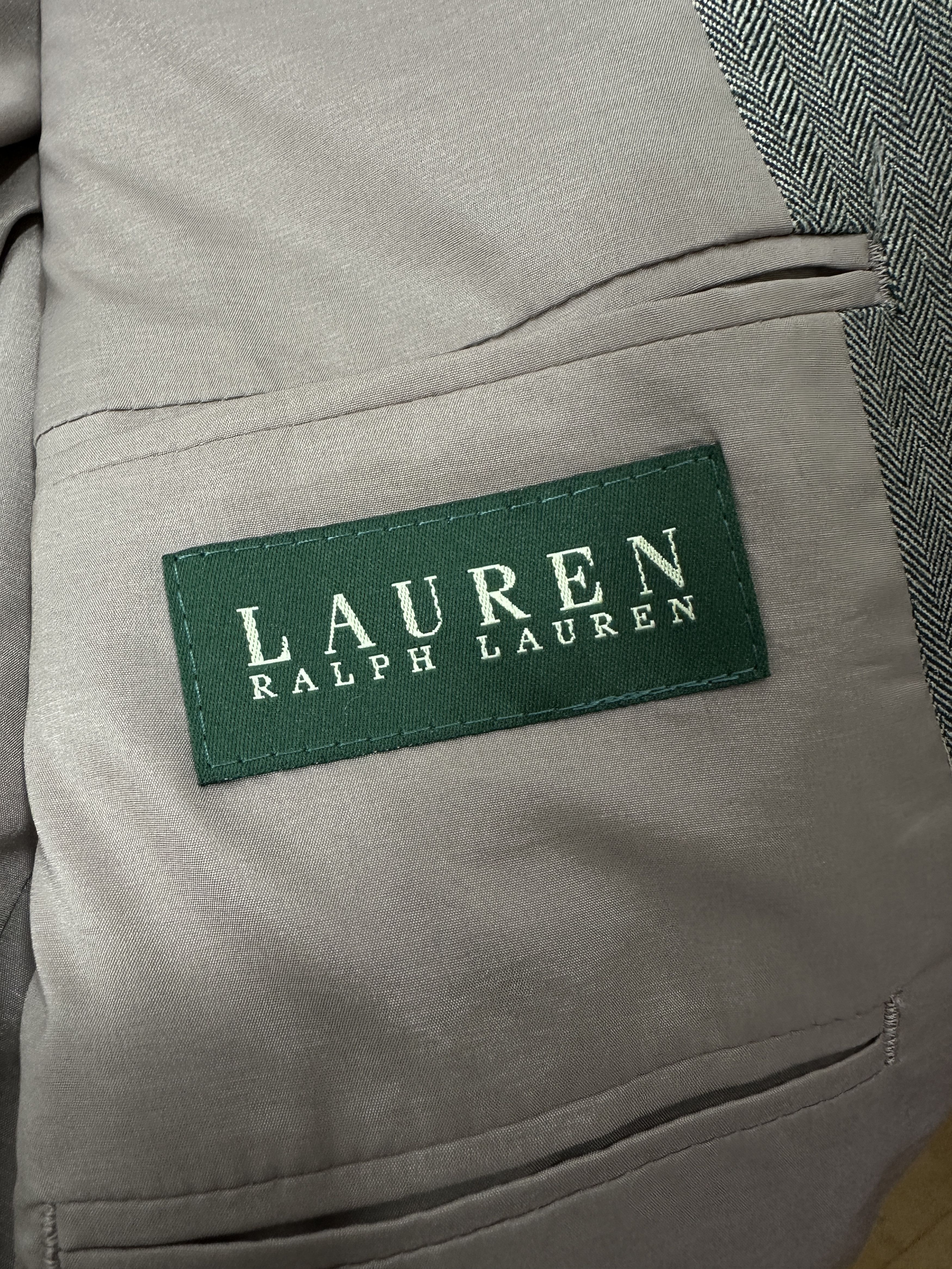 Lauren Ralph Lauren Lauren Ralph Lauren Silk/Wool Suit Coat 46L Size 46L - 4 Thumbnail