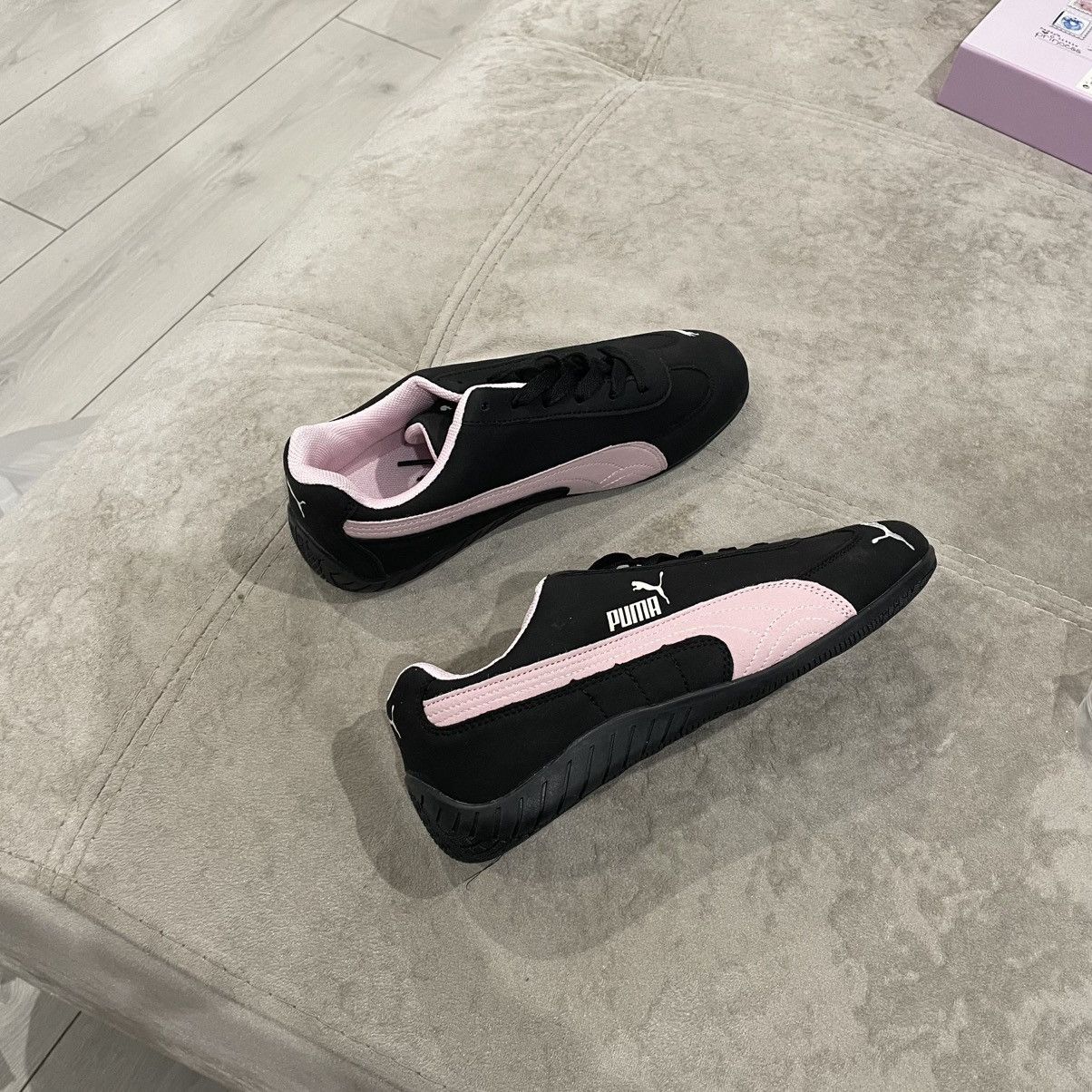 Puma Vintage Puma Speed Cat Sneakers Shoes Y2K 2000s black pink Size US 6 / EU 39 - 1 Thumbnail
