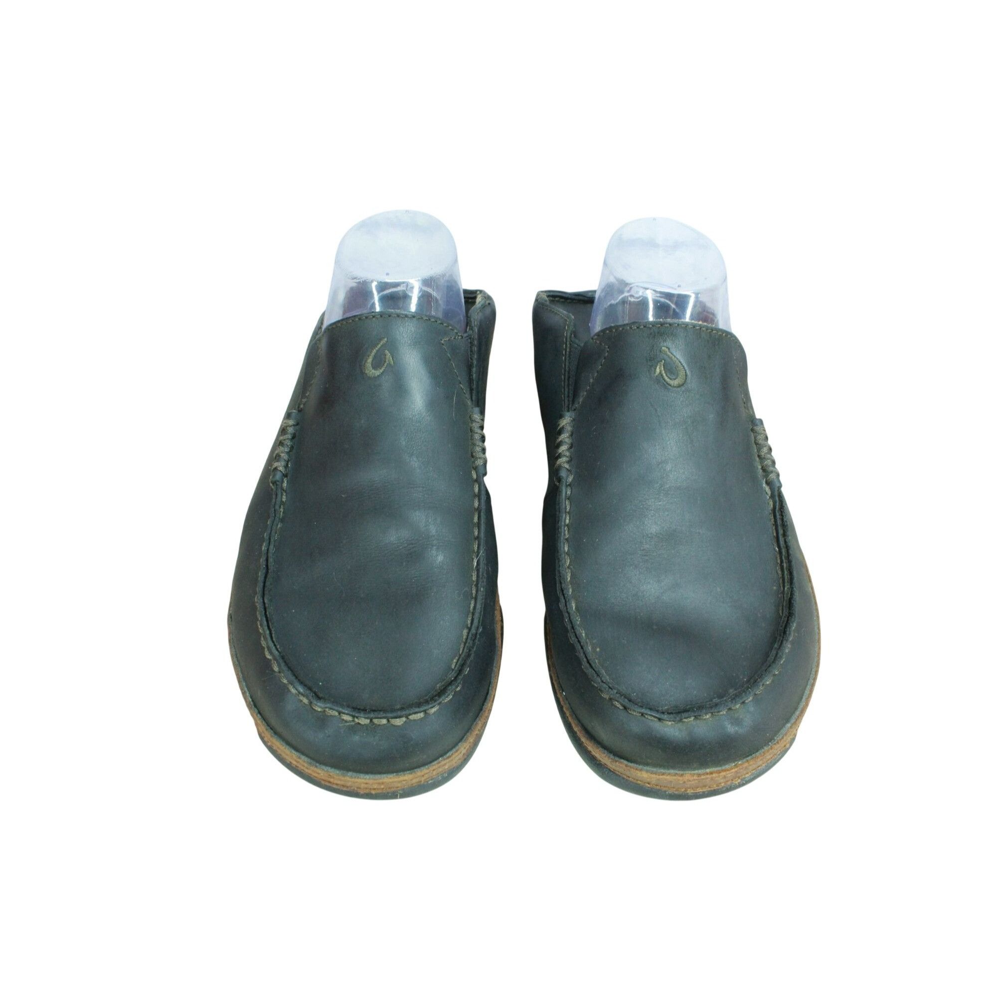 Olukai Olukai Moloa Black Leather Slip-On Loafers Men’s Size US 8.5 / EU 41-42 - 5 Thumbnail
