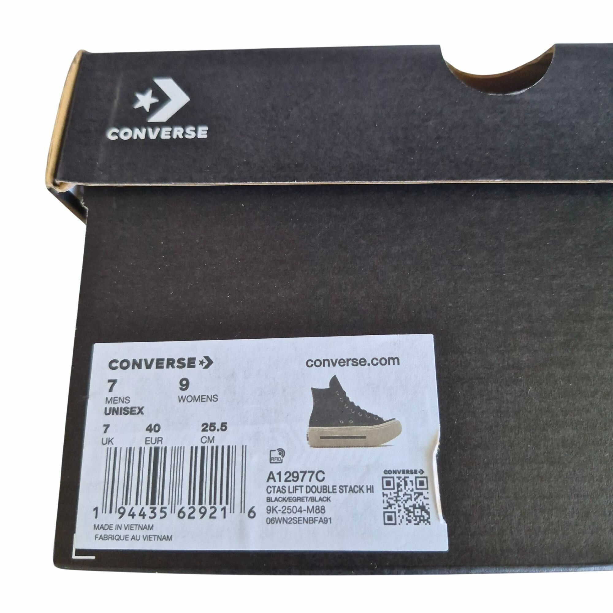 Converse ⭐Converse Lift Double Stack Platform 7 Men's shoes sneaker L Size US 7 / EU 40 - 8 Thumbnail