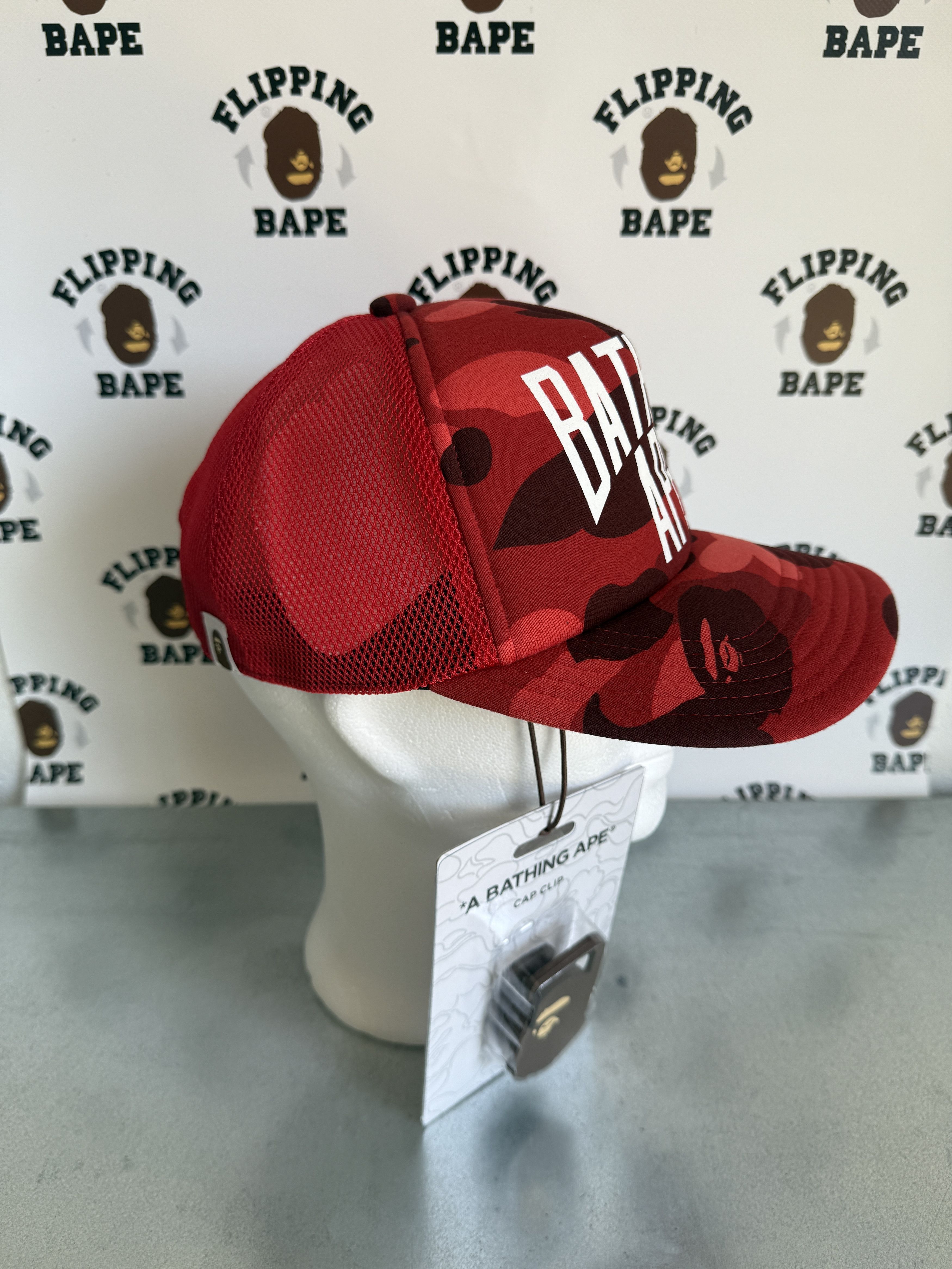 Bape BAPE COLOR CAMO NYC LOGO MESH CAP Size ONE SIZE - 3 Thumbnail