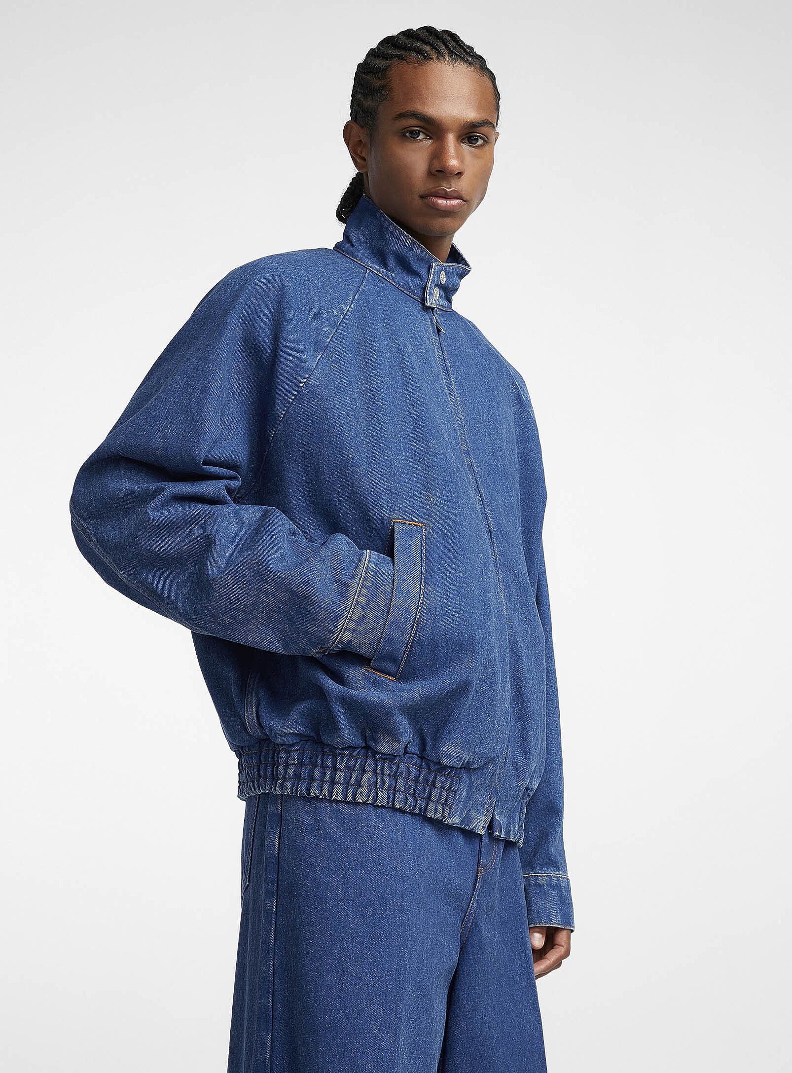 Marni BNWT AW24 MARNI BLEACHED COATED DENIM JACKET 48 Size US M / EU 48-50 / 2 - 1 Thumbnail