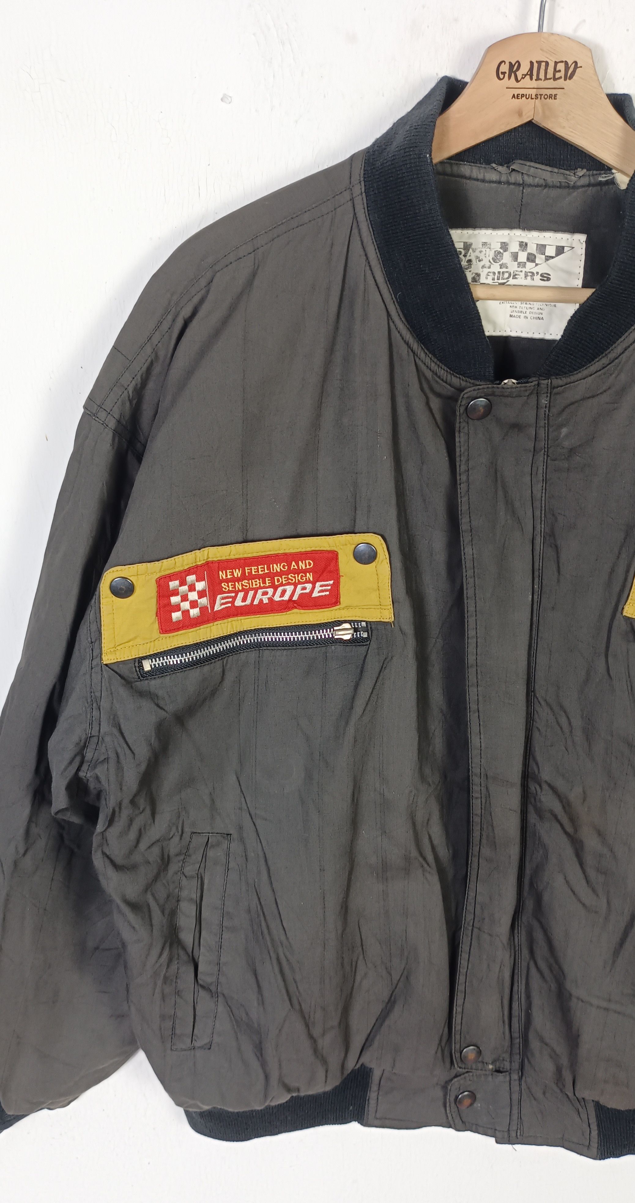 Japanese Brand × Sports Specialties Vintage 🔥 Basic Rider's Bomber Jacket Formula Circuit Size US XL / EU 56 / 4 - 7 Thumbnail