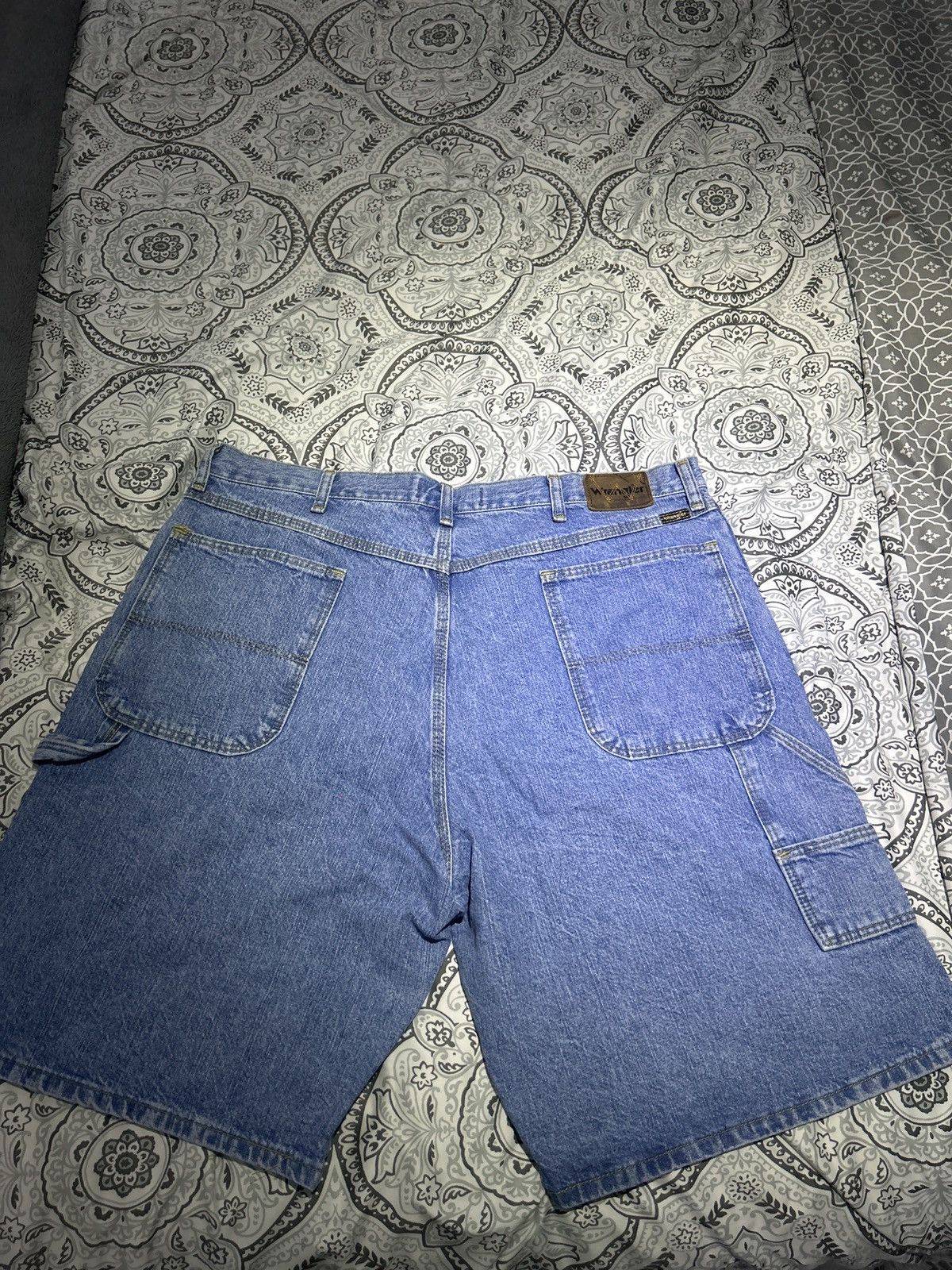 Vintage × Wrangler Wrangler Carpenter Jorts Size US 38 / EU 54 - 4 Thumbnail