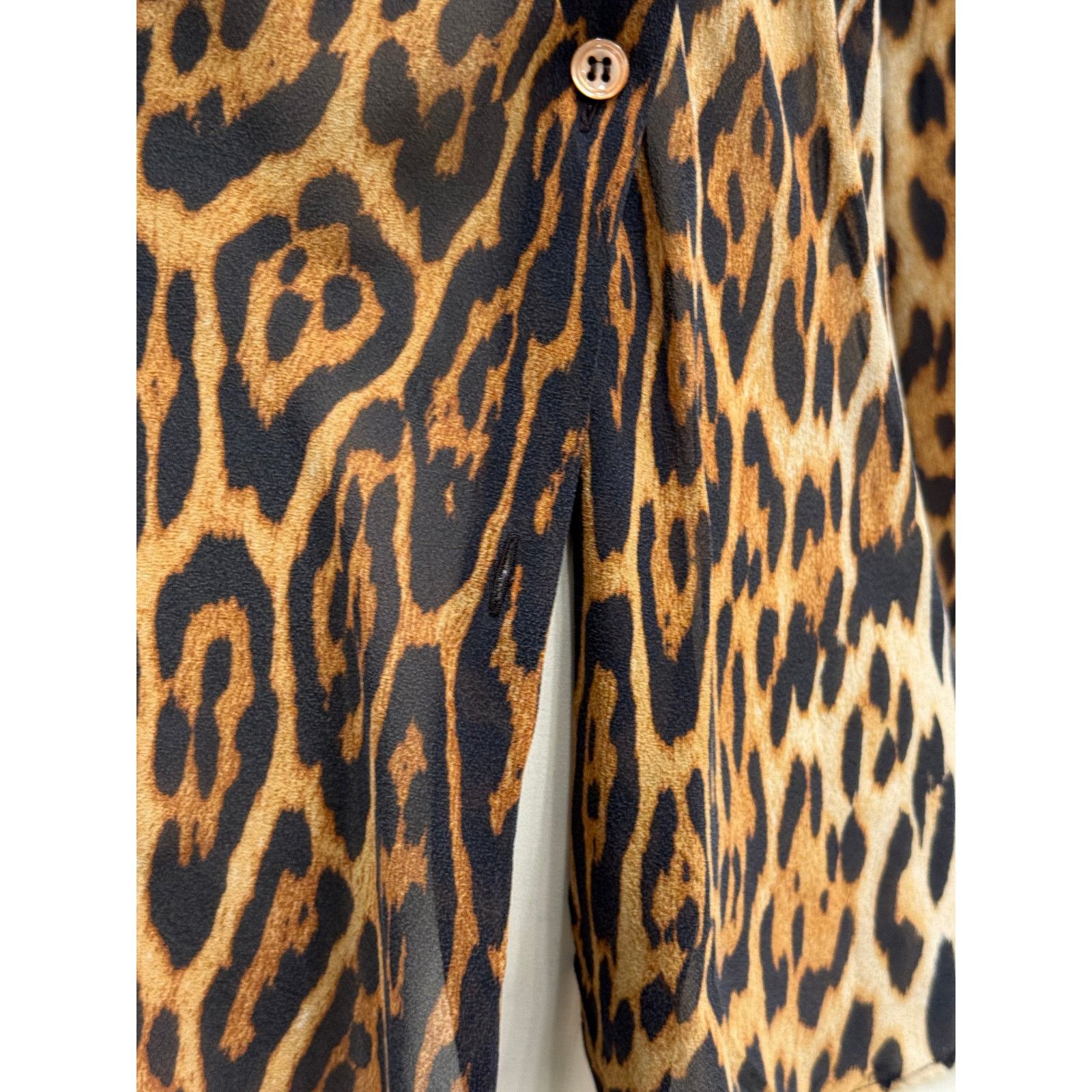 Dior 2004 Christian Dior by John Galliano leopard print shirt Size M / US 6-8 / IT 42-44 - 8 Thumbnail