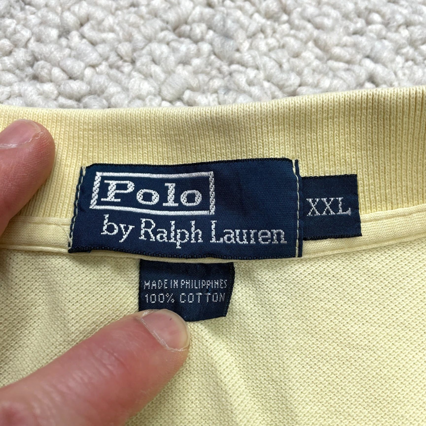 Ralph Lauren Polo by Ralph Lauren Shirt Mens XXL Short Sleeve Yellow Collared Rugby Golf Size US XXL / EU 58 / 5 - 2 Thumbnail