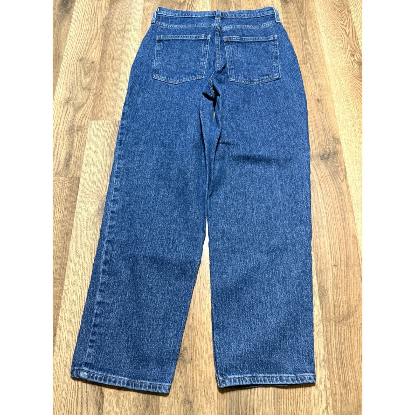 Vintage Universal Thread Jeans Women's 4 Blue Denim Regular Straight 5-Pocket Vintage? No Vintage 4 Womens Jeans Size 27" / US 4 / IT 40 - 2 Thumbnail