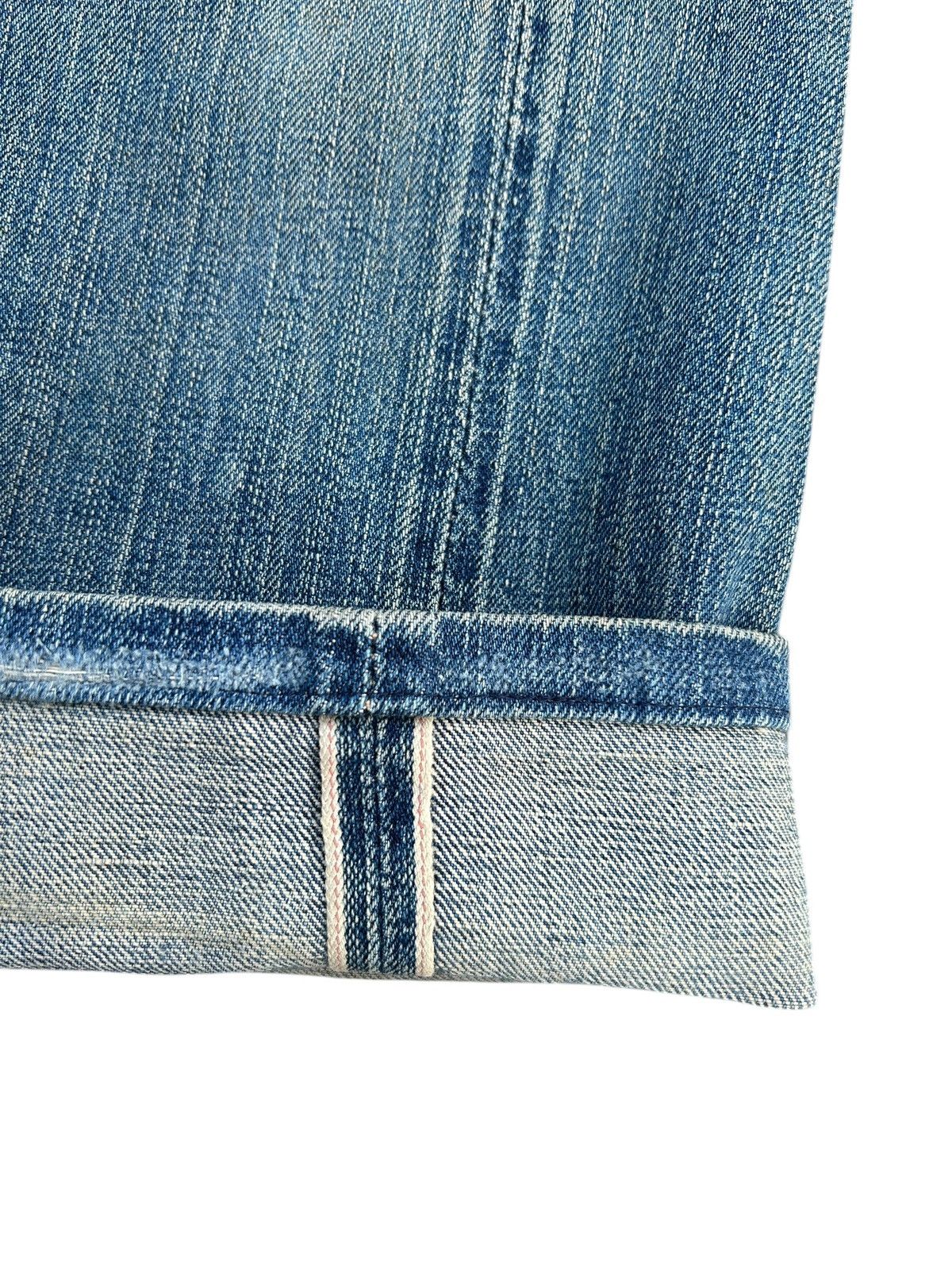 Kapital Vintage Joe McCoy Selvedge Thrashed Repair Denim Jeans Size US 30 / EU 46 - 3 Thumbnail