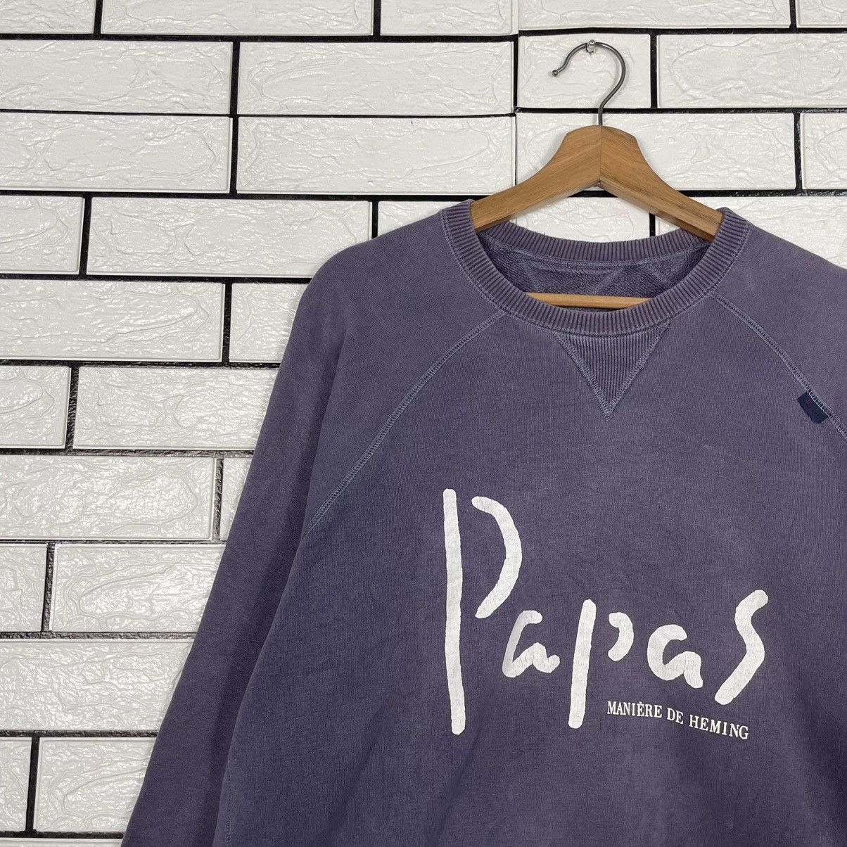 Japanese Brand Japanese Brand Papas Big Logo Sweatshirt Size US M / EU 48-50 / 2 - 6 Thumbnail