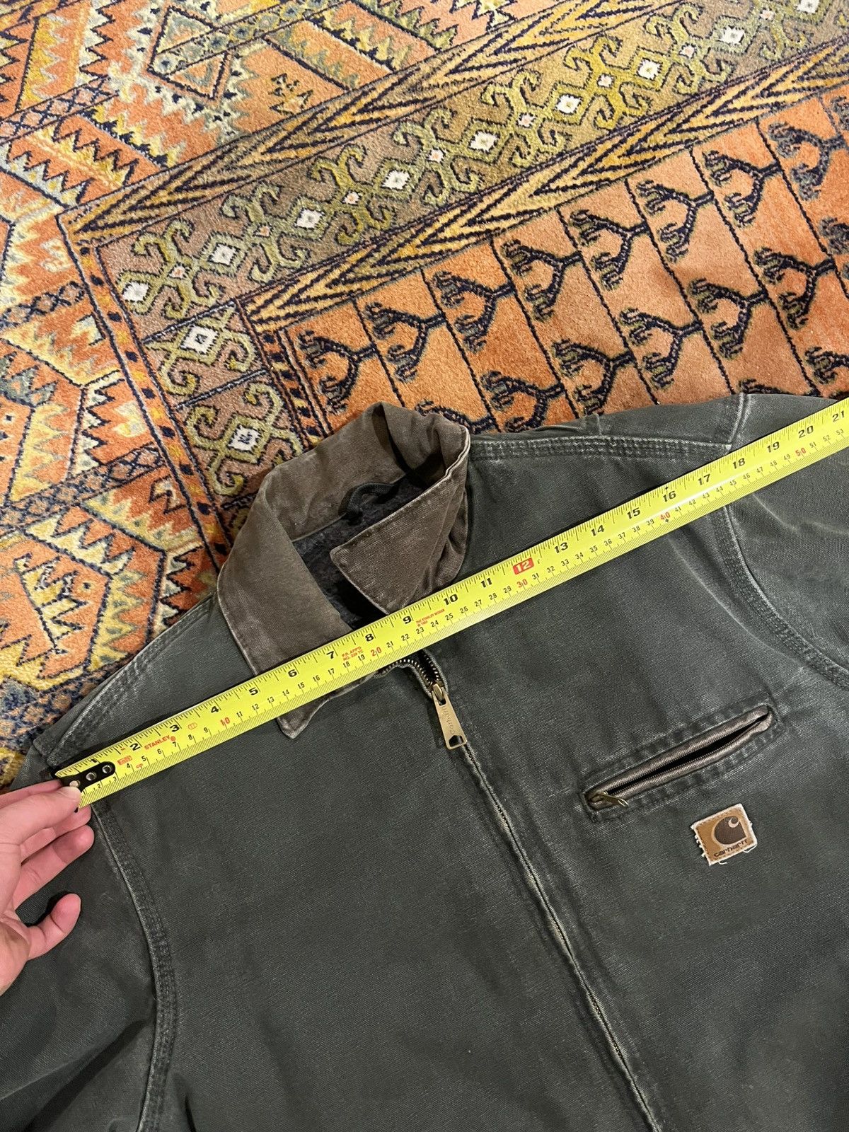 Carhartt VTG carhartt detroit jacket MOS sz small Size US S / EU 44-46 / 1 - 16 Thumbnail