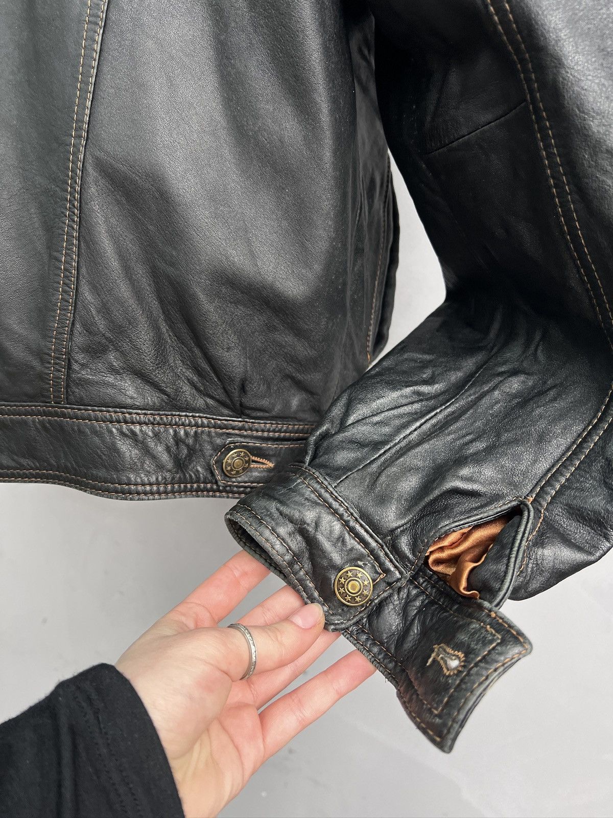 Diesel Diesel style leather trucker jacket y2k style gothic hype Size US M / EU 48-50 / 2 - 9 Thumbnail