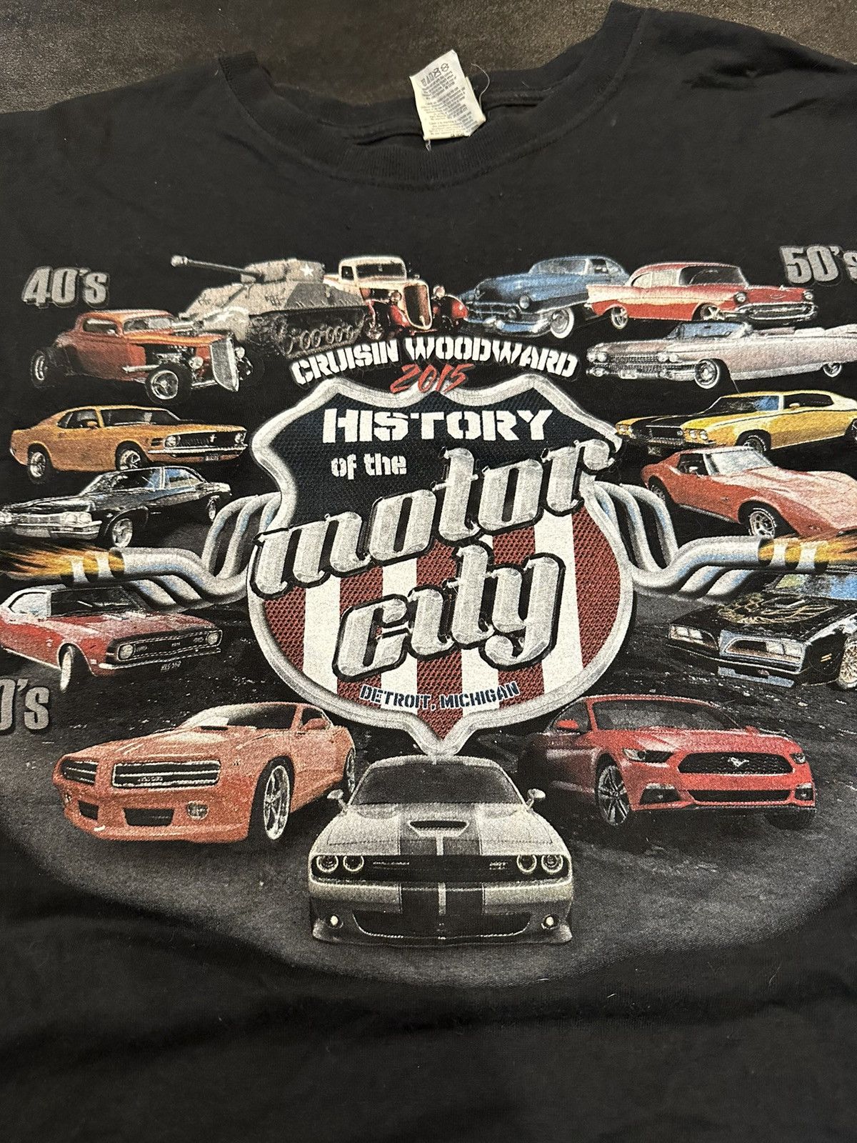 Vintage × Woodward Woodward Motor City Detroit Vintage Sports Car Tee Size US XXL / EU 58 / 5 - 2 Thumbnail