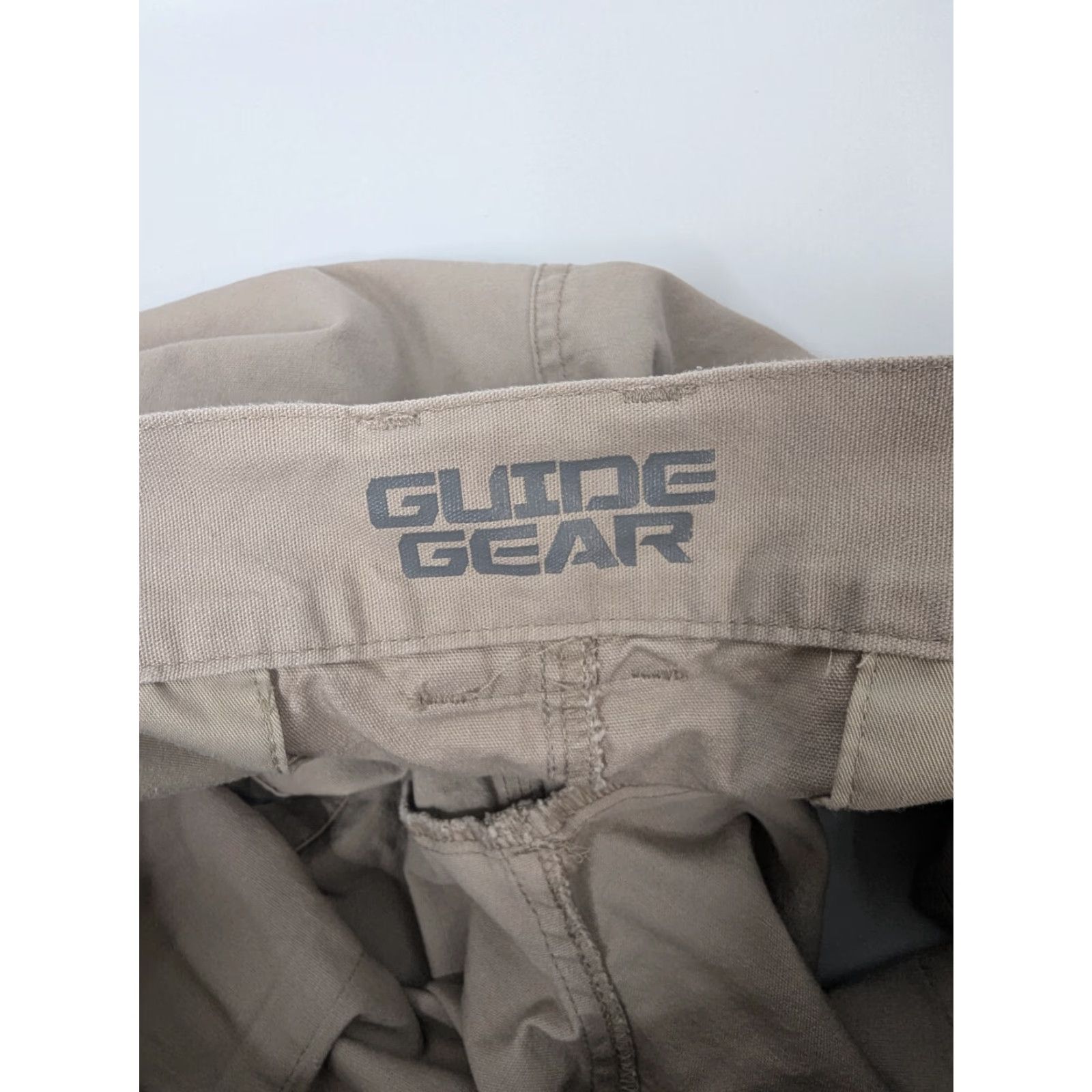 Etro Guide Gear Cargo Shorts Men Beige Hiking Cargo Pocket 36 Canvas Cotton Regular Front Belt Loops Outdoor Vintage? No Size US 36 / EU 52 - 7 Thumbnail