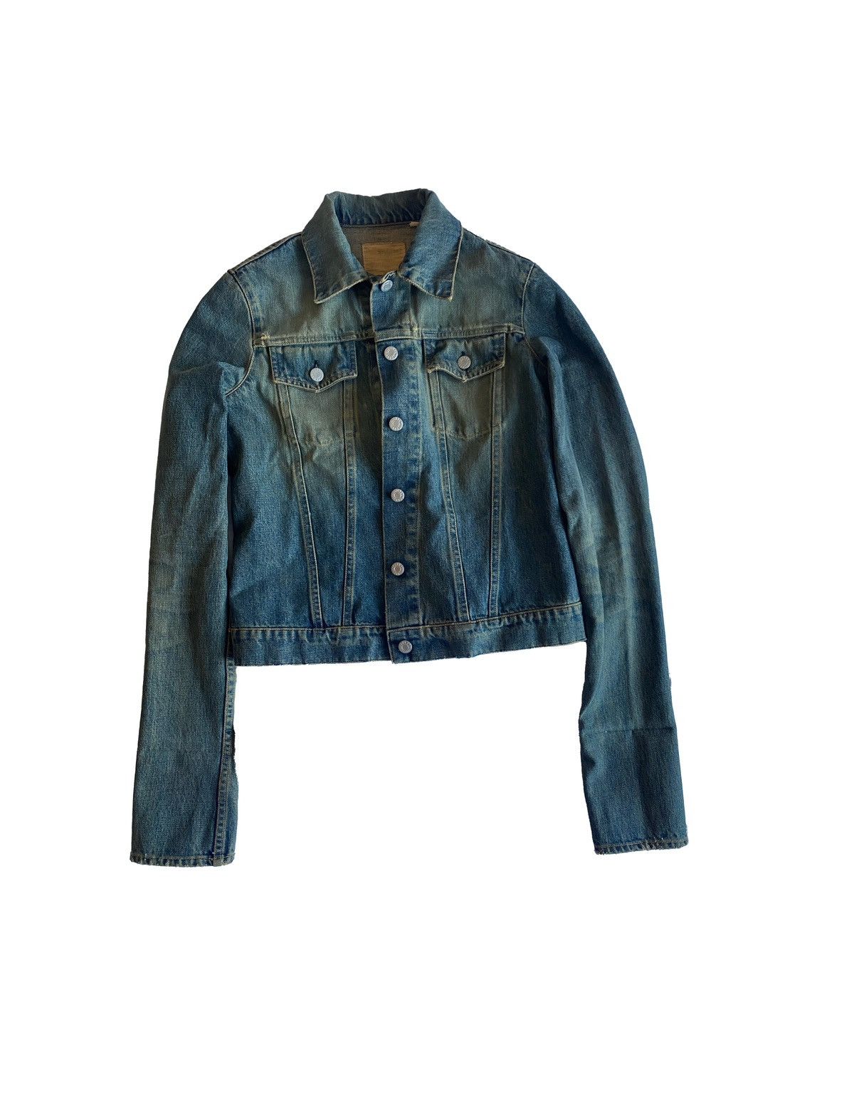 ジャケット・アウター HELMUT LANG 1999 Corting Denim Jacket HELMUT LANG 1999 Corting Denim Jacket Vintage 1999 HELMUT LANG