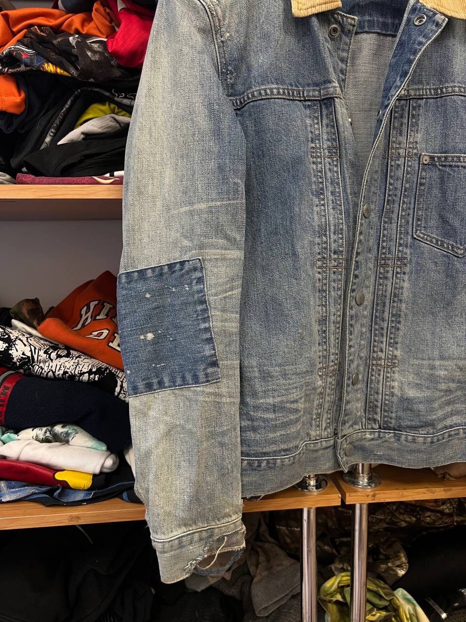 Allsaints Allsainta Distressed Avant Garde Y2K Western Vibe Jacket Size M / US 6-8 / IT 42-44 - 5 Thumbnail