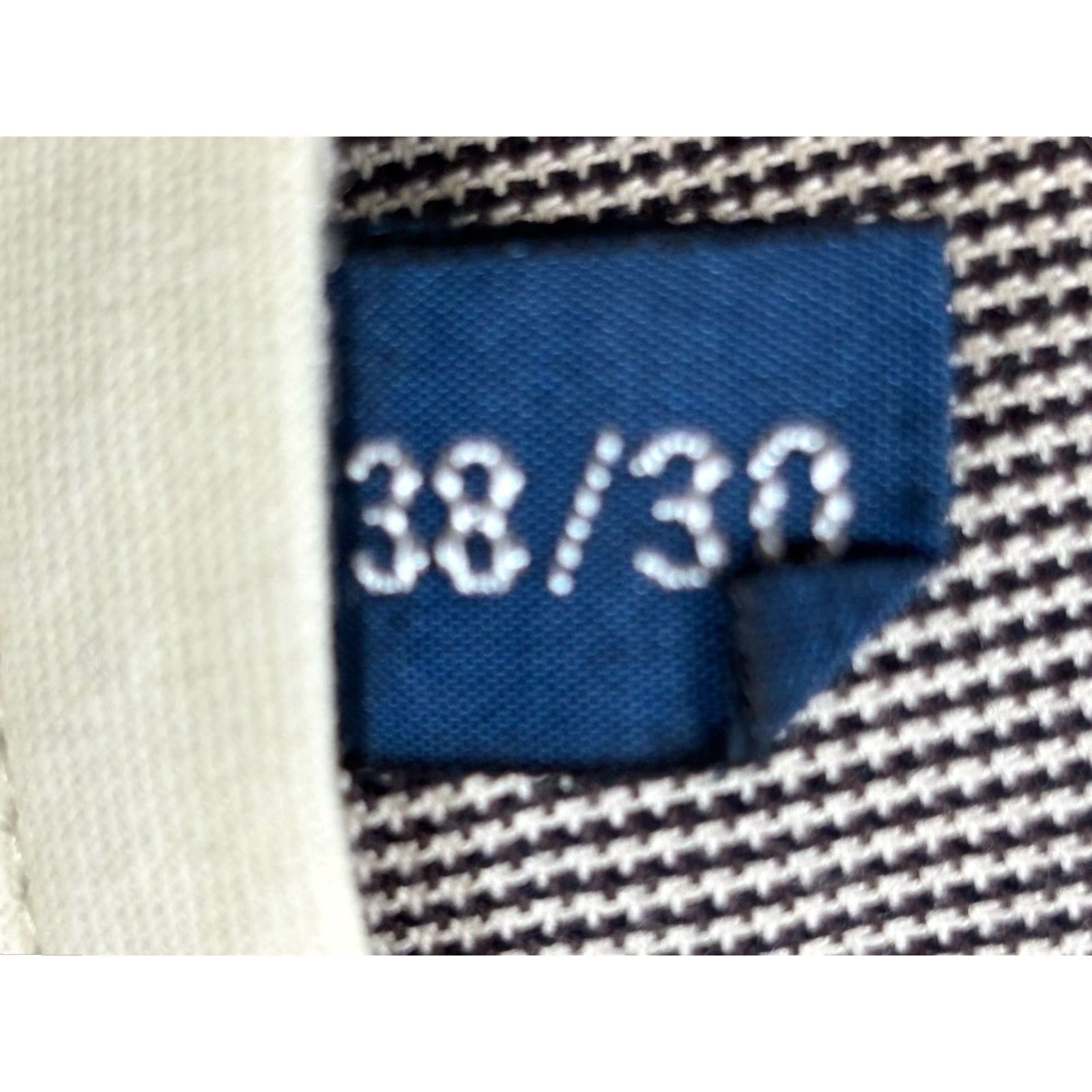 Polo Ralph Lauren VTG Polo Ralph Lauren Pants Men 38x30 Cuffed Pleated Glen Plaid USA Dress Pants 90s Preppy Straight Inseam 30 in Brown Cotton Shirt? Size US M / EU 48-50 / 2 - 7 Thumbnail