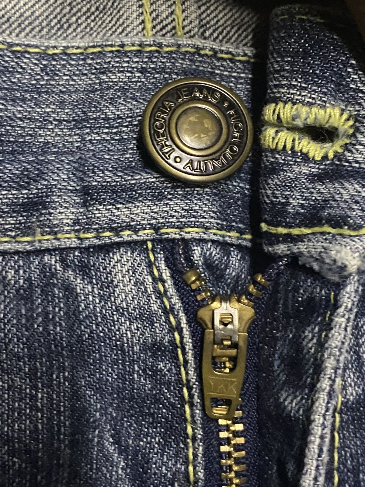 Japanese Brand Japanese Brand Theoria Jeans Twist Leg Straight Jeans Size US 35 - 10 Thumbnail