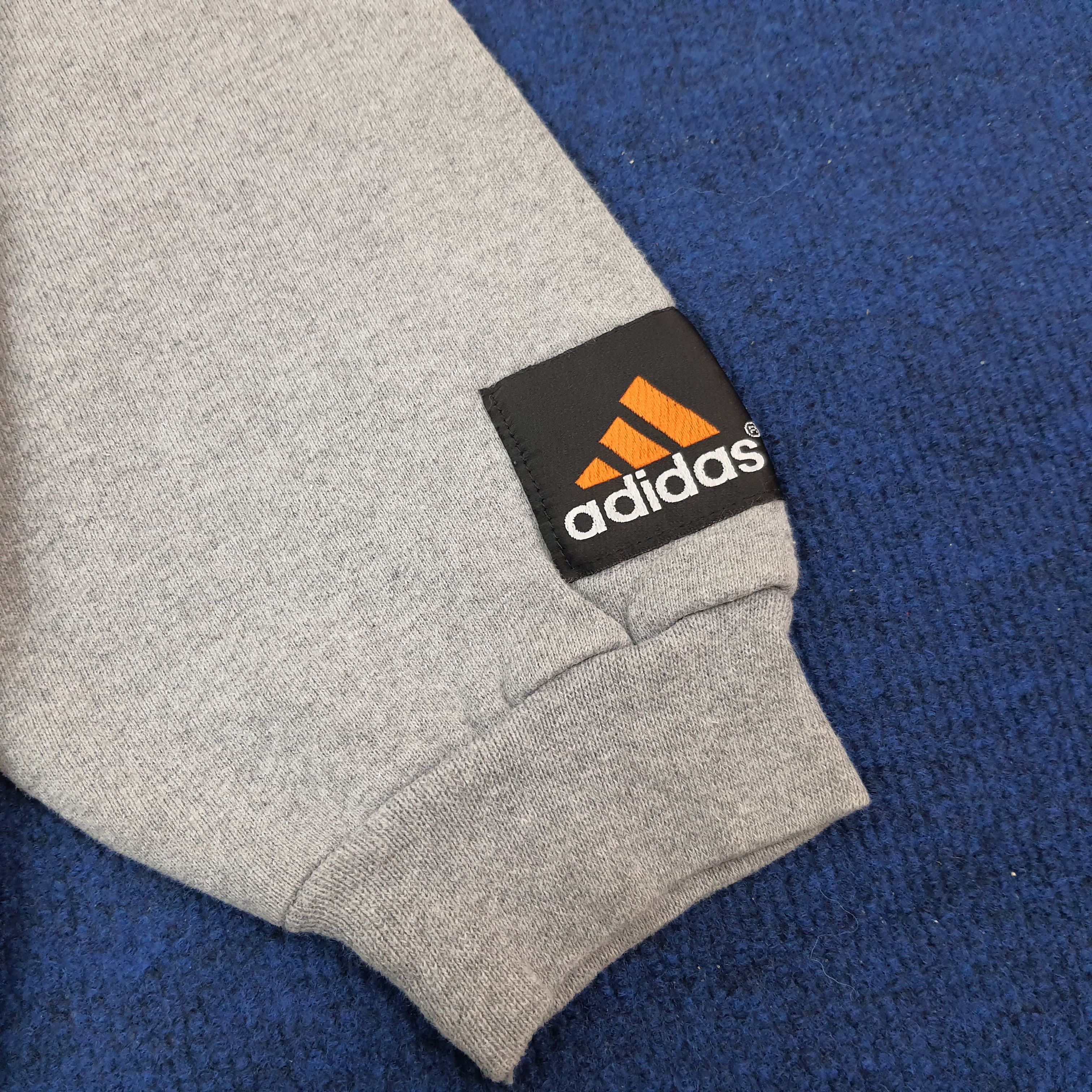 Adidas Vintage Adidas Tennessee Vols Gray Hooded Sweatshirt C256N8 Size US XL / EU 56 / 4 - 3 Thumbnail