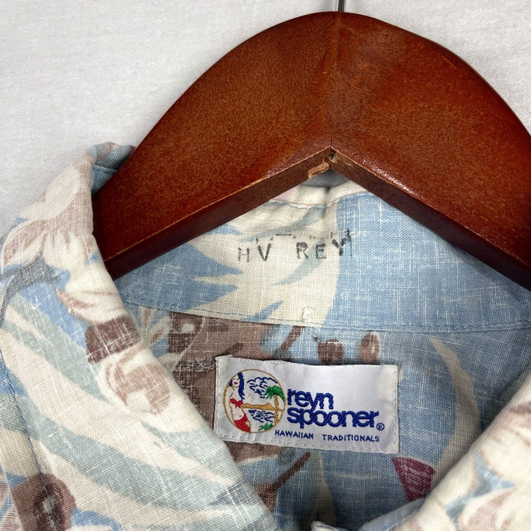Reyn Spooner VINTAGE Reyn Spooner Shirt Mens Large Blue Button Down Hawaiian Aloha Reverse Print Size US L / EU 52-54 / 3 - 7 Thumbnail