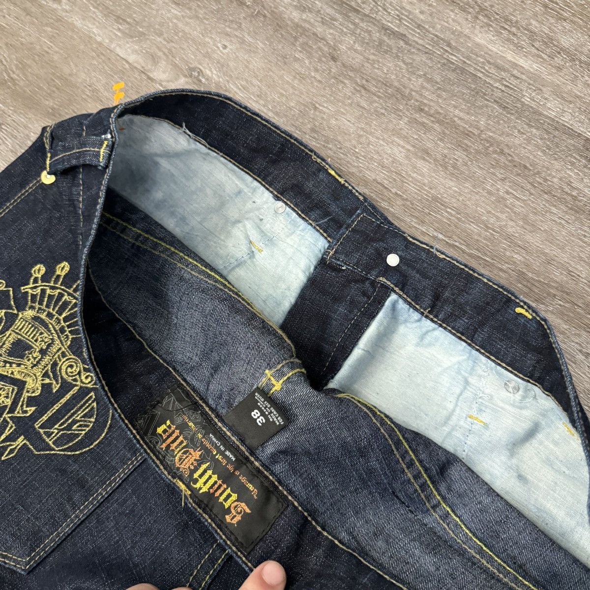 JNCO × Southpole × Vintage Rare Vintagw y2k Southpole baggy crazy embroidered jeans Size US 38 / EU 54 - 6 Thumbnail