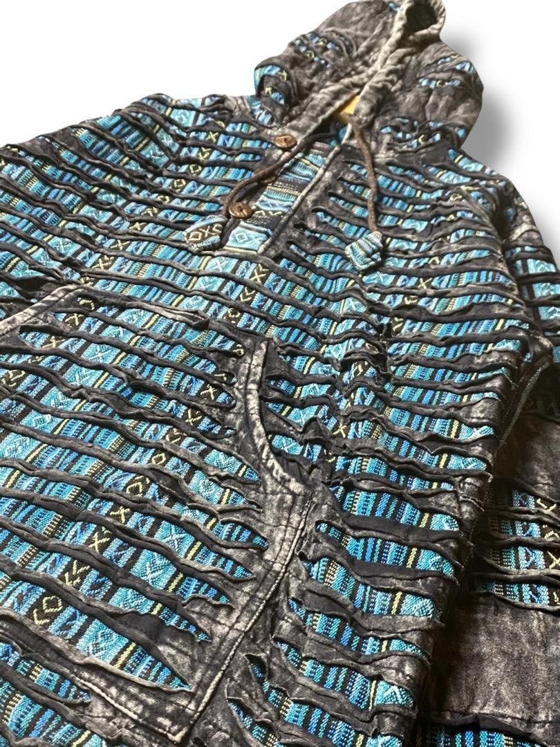 Japanese Brand D&T Nepal Textured Hooded Jacket (145) Size US S / EU 44-46 / 1 - 2 Thumbnail