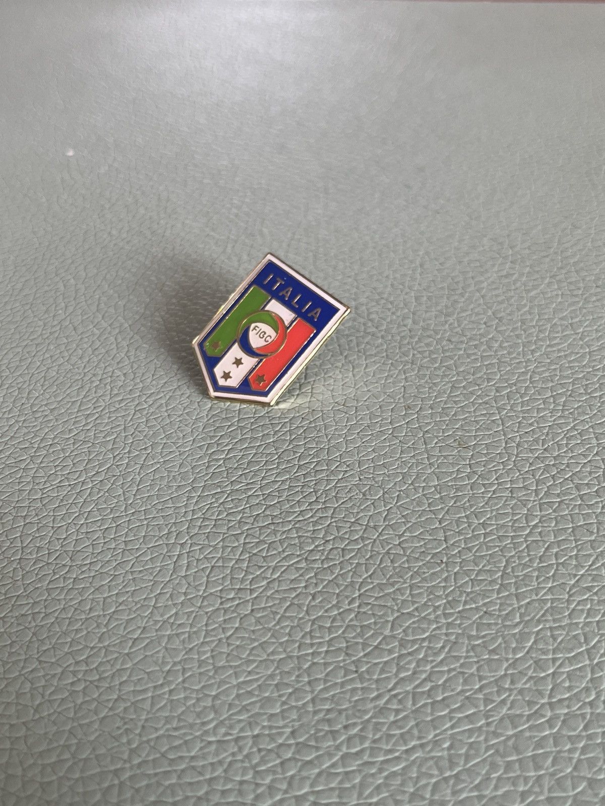 Vintage FIGC Italian Football Federation logo vintage pin Size ONE SIZE - 3 Thumbnail
