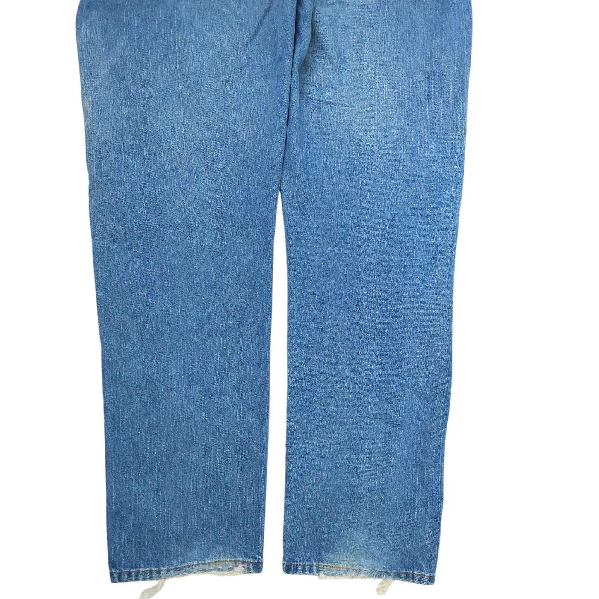 Wrangler Wrangler PBR Relaxed Fit Jeans Mens 40x34 Original Western Size US 40 / EU 56 - 11 Thumbnail