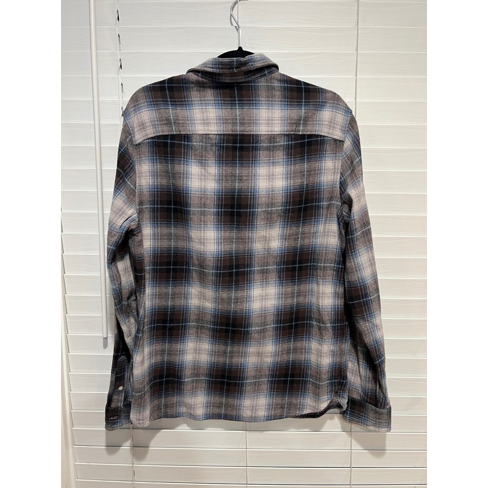 Allsaints ALLSAINTS Men's Small Plaid Flannel Shirt Relaxed Fit Long S Size US S / EU 44-46 / 1 - 4 Thumbnail