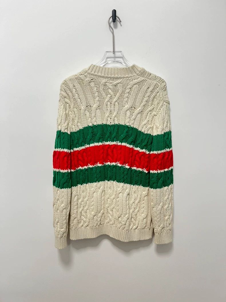 Gucci Gucci Red and green striped cardigan jacket 2503-Nextarrow Size US S / EU 44-46 / 1 - 2 Thumbnail