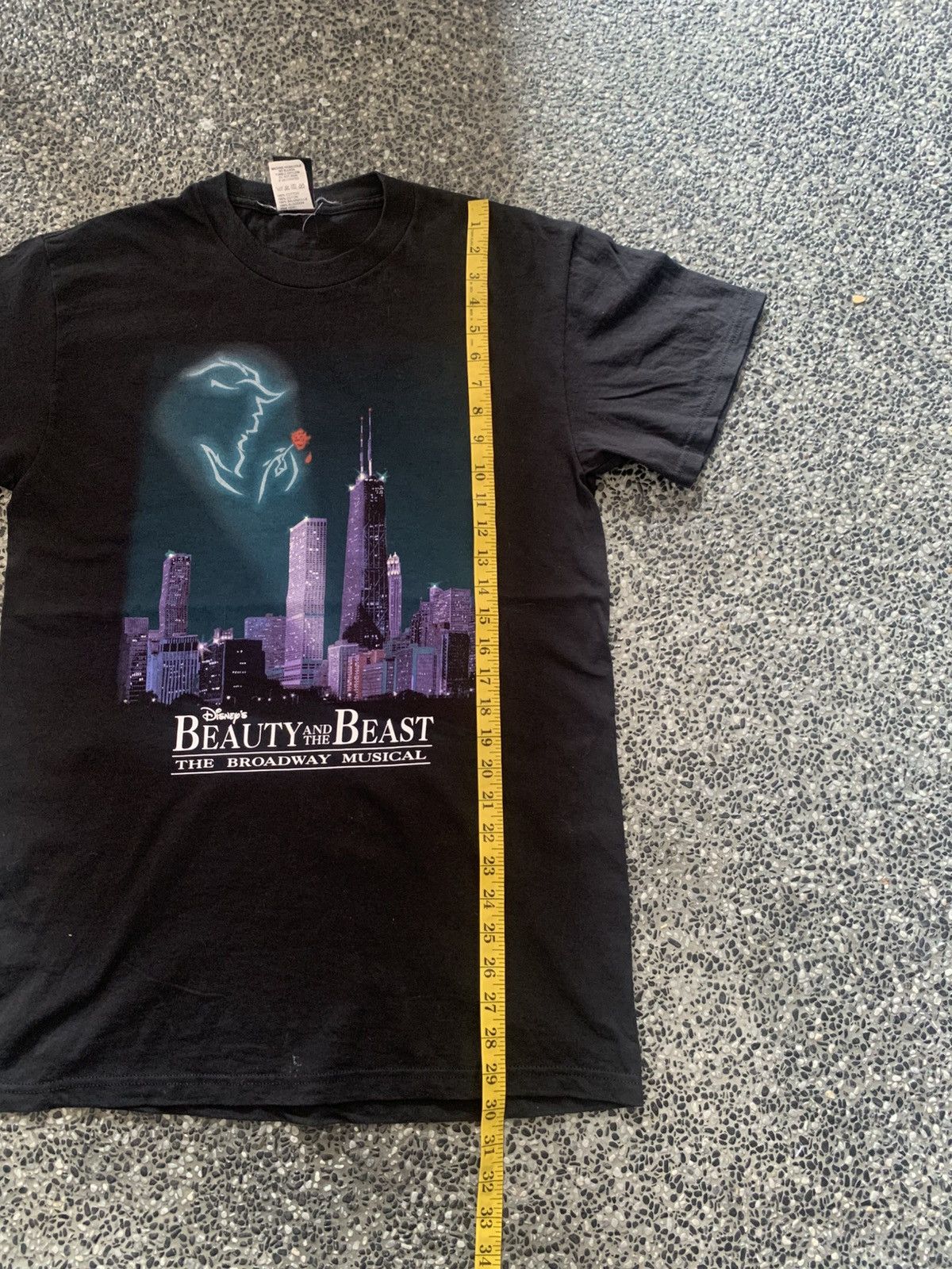 Beauty Beast × Disney × Vintage Vintage 90s Beauty And The Beast The Broadway Musical Tees Size US M / EU 48-50 / 2 - 9 Thumbnail