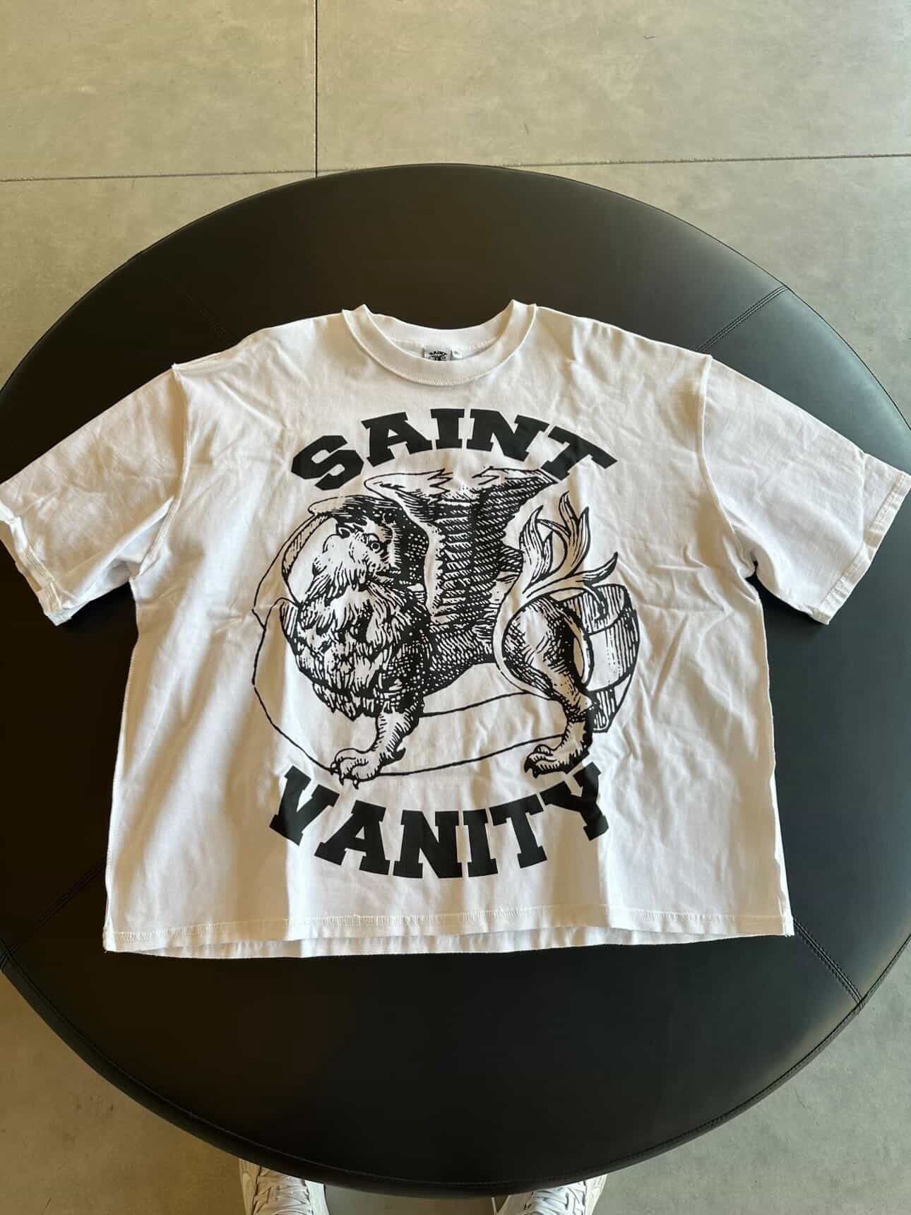 Saint Vanity Saint vanity griffin t shirt white black Size US XL / EU 56 / 4 - 1 Thumbnail