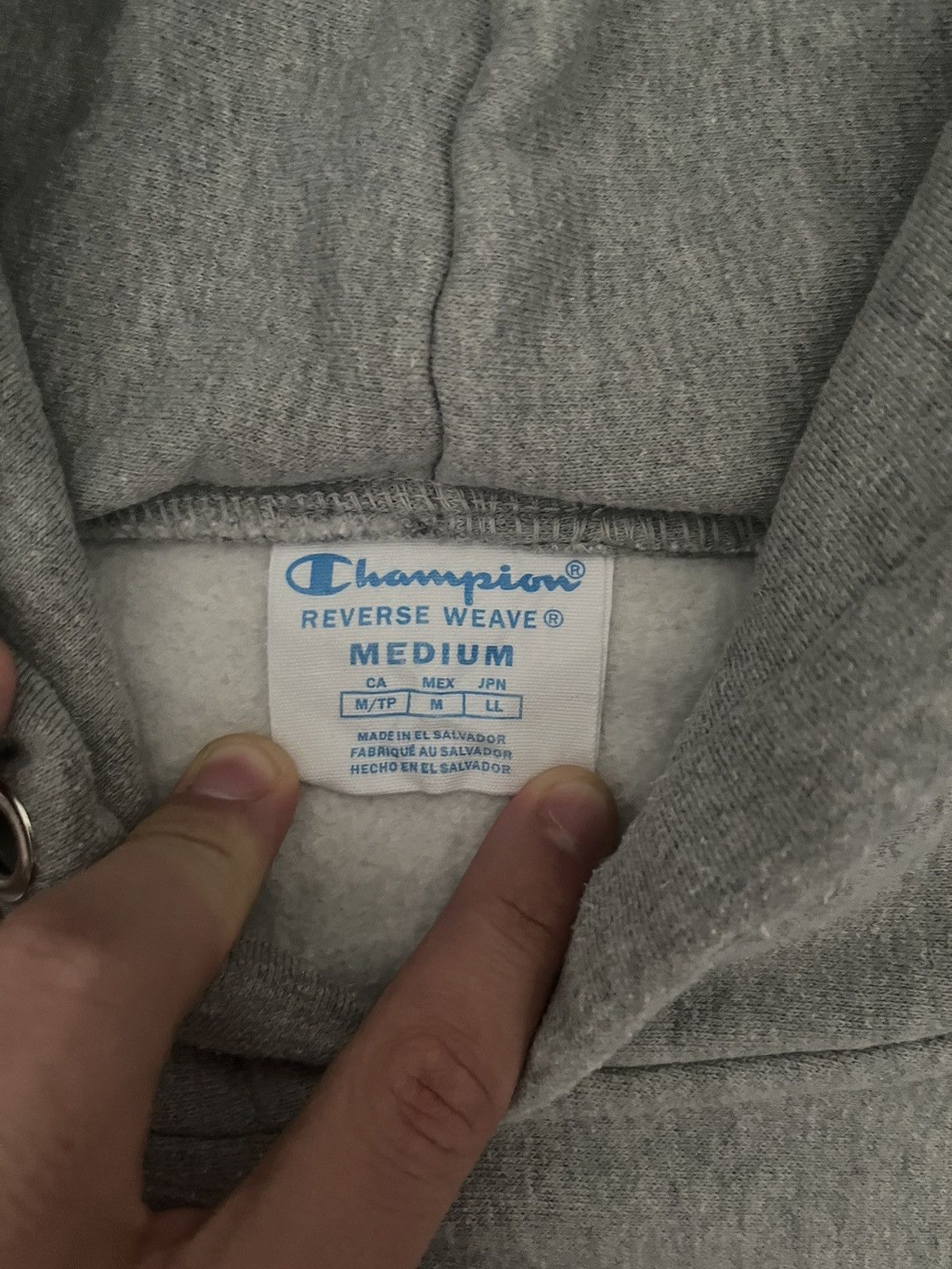 Japanese Brand × Vintage Vintage Grey Champion MoMa Hoodie Size US M / EU 48-50 / 2 - 3 Thumbnail