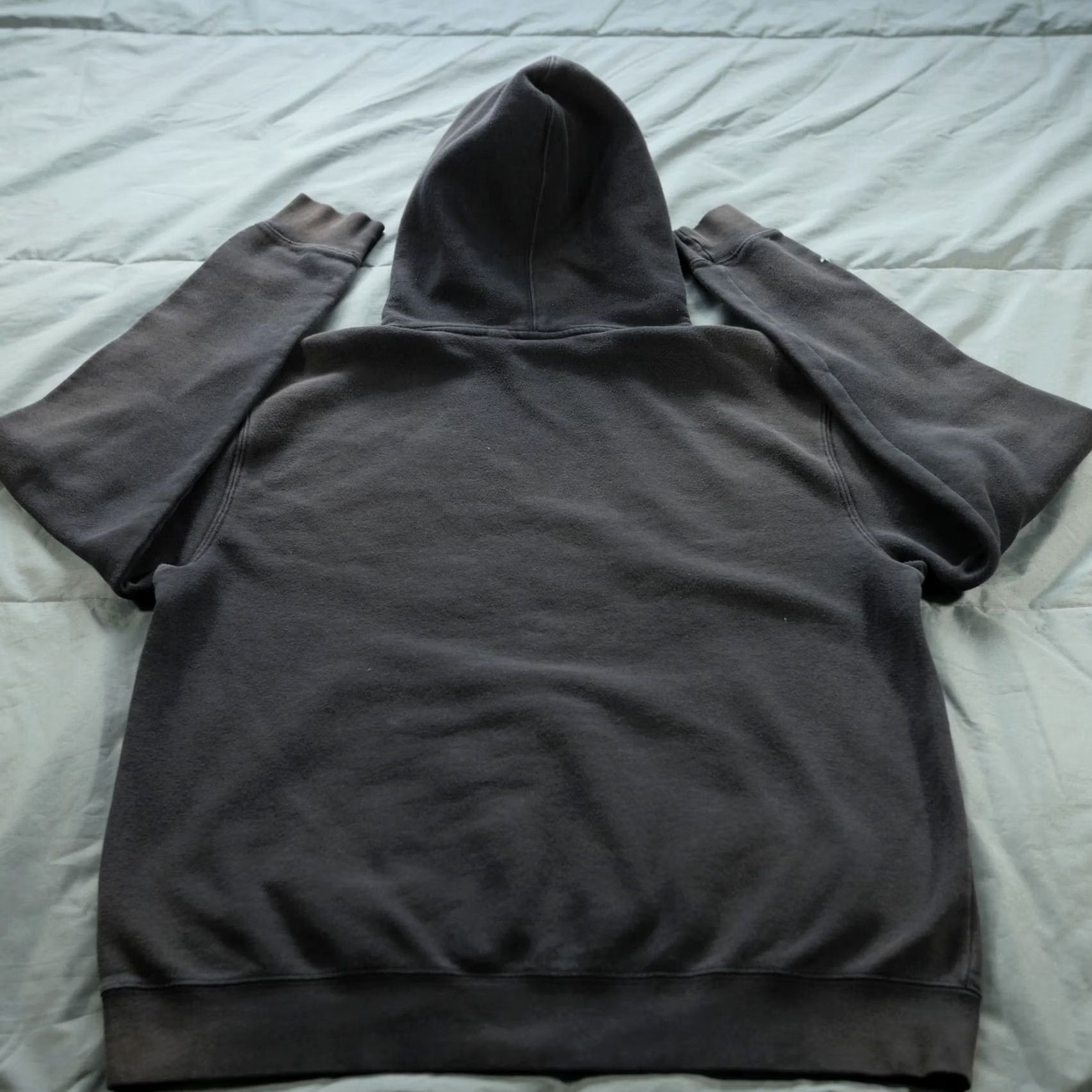 Adidas Adidas Hoodie Mens Large Black Originals Trefoil Peace Sign Distressed Size US L / EU 52-54 / 3 - 3 Thumbnail