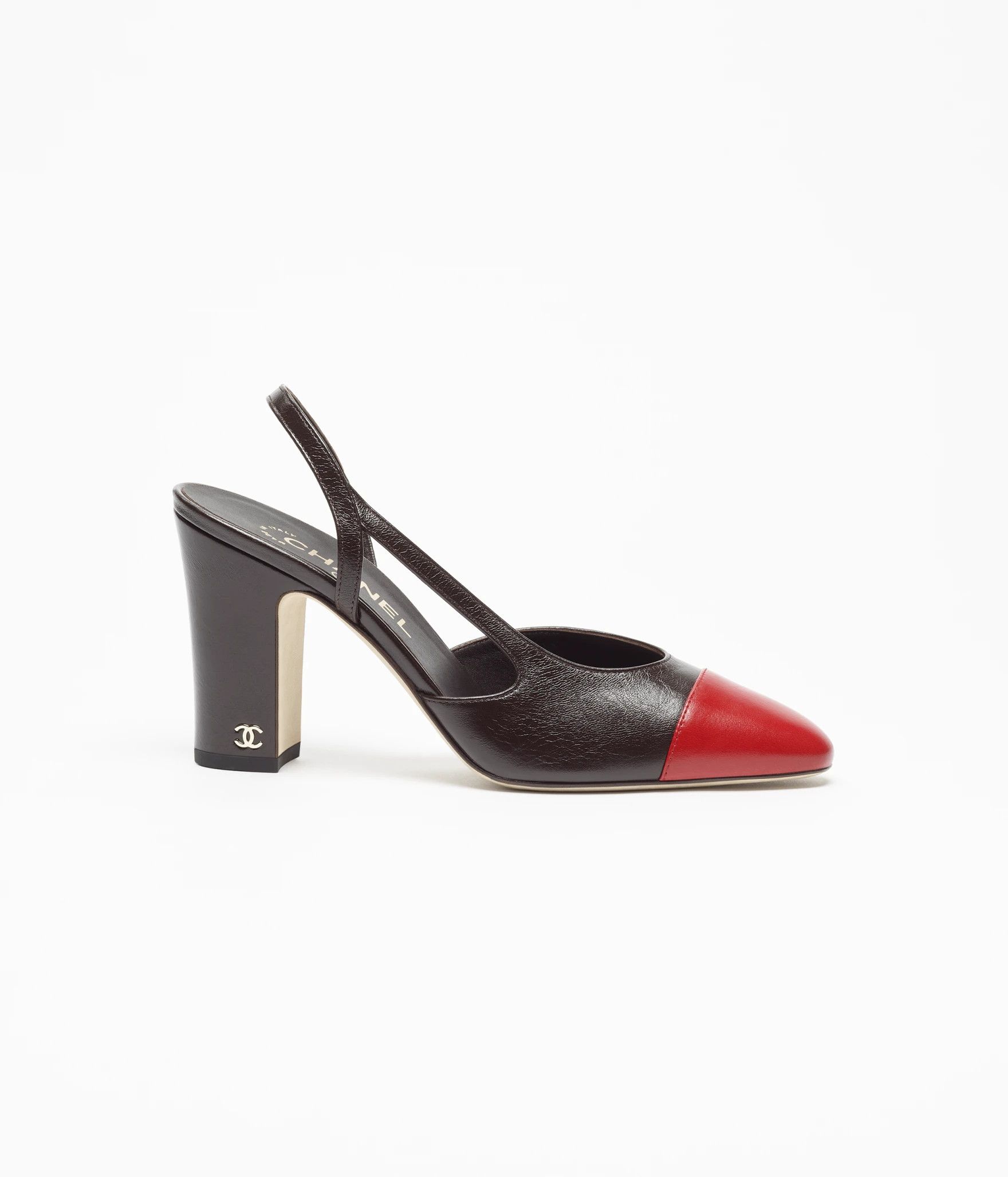Chanel 26S Blazy Red CC Coco Sling Slingback Block Heel Pump 41c Size US 11 / IT 41 - 1 Thumbnail