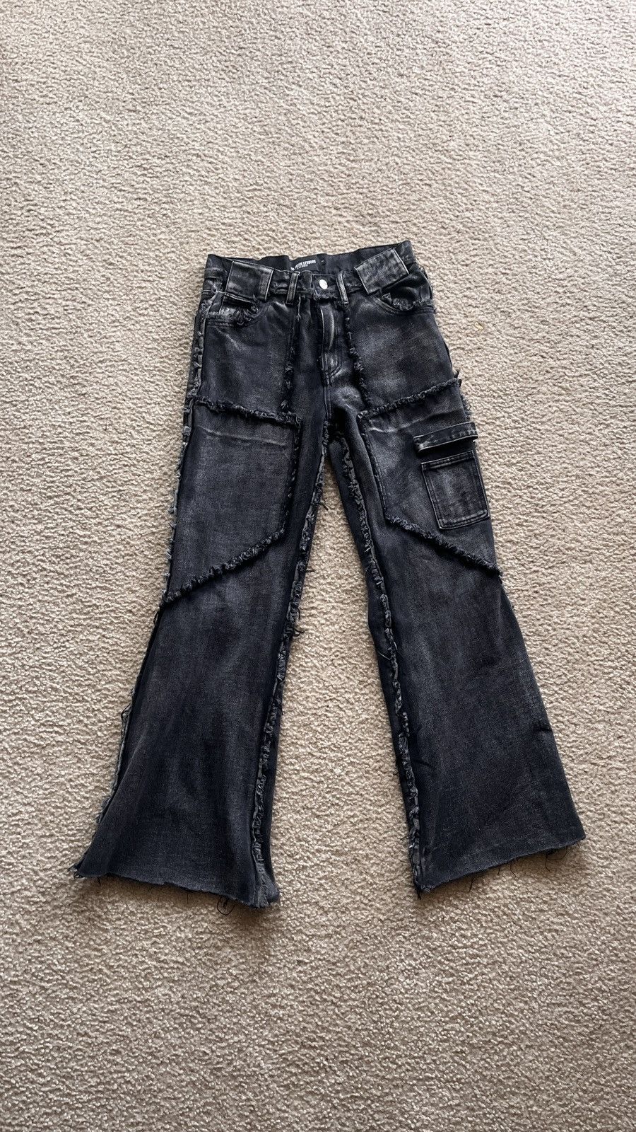 No Faith Studios NOFAITHSTUDIOS WAVE DENIM S | Grailed