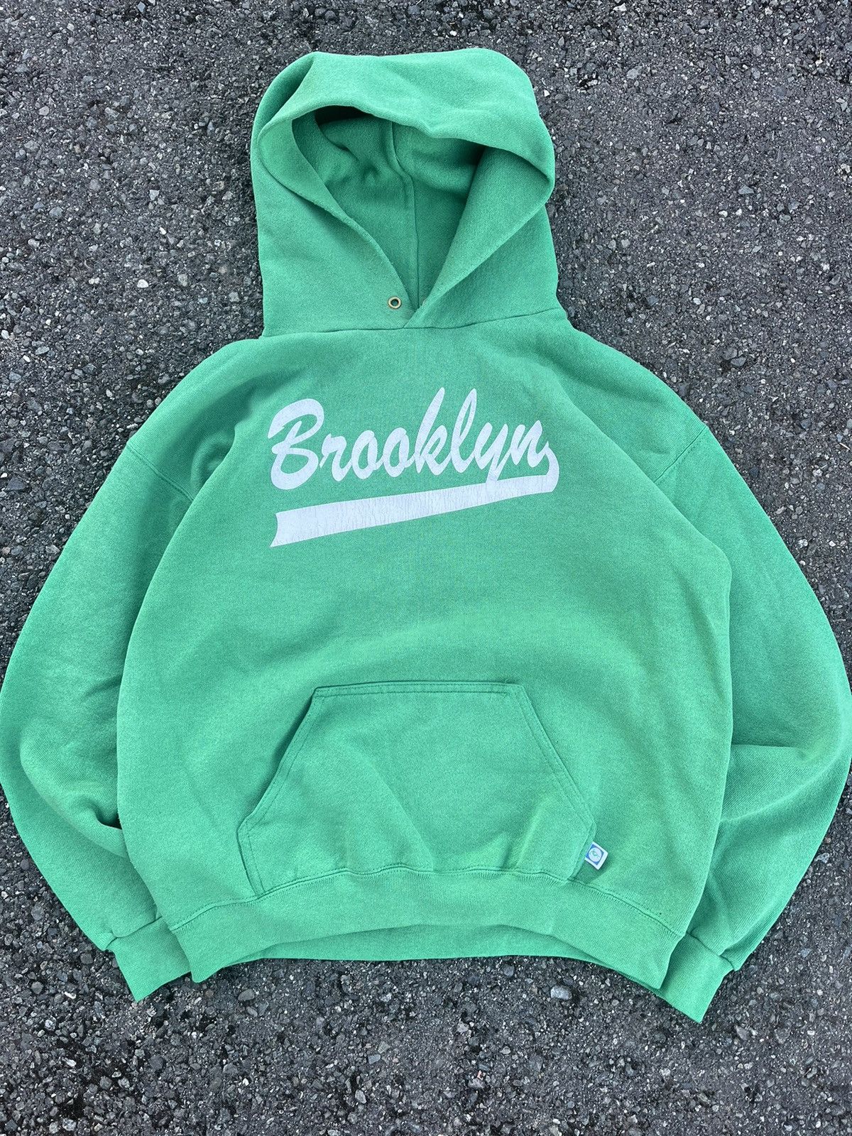 4GSELLER VTG cropped “Brooklyn” hoodie RARE Size US M / EU 48-50 / 2 - 1 Thumbnail
