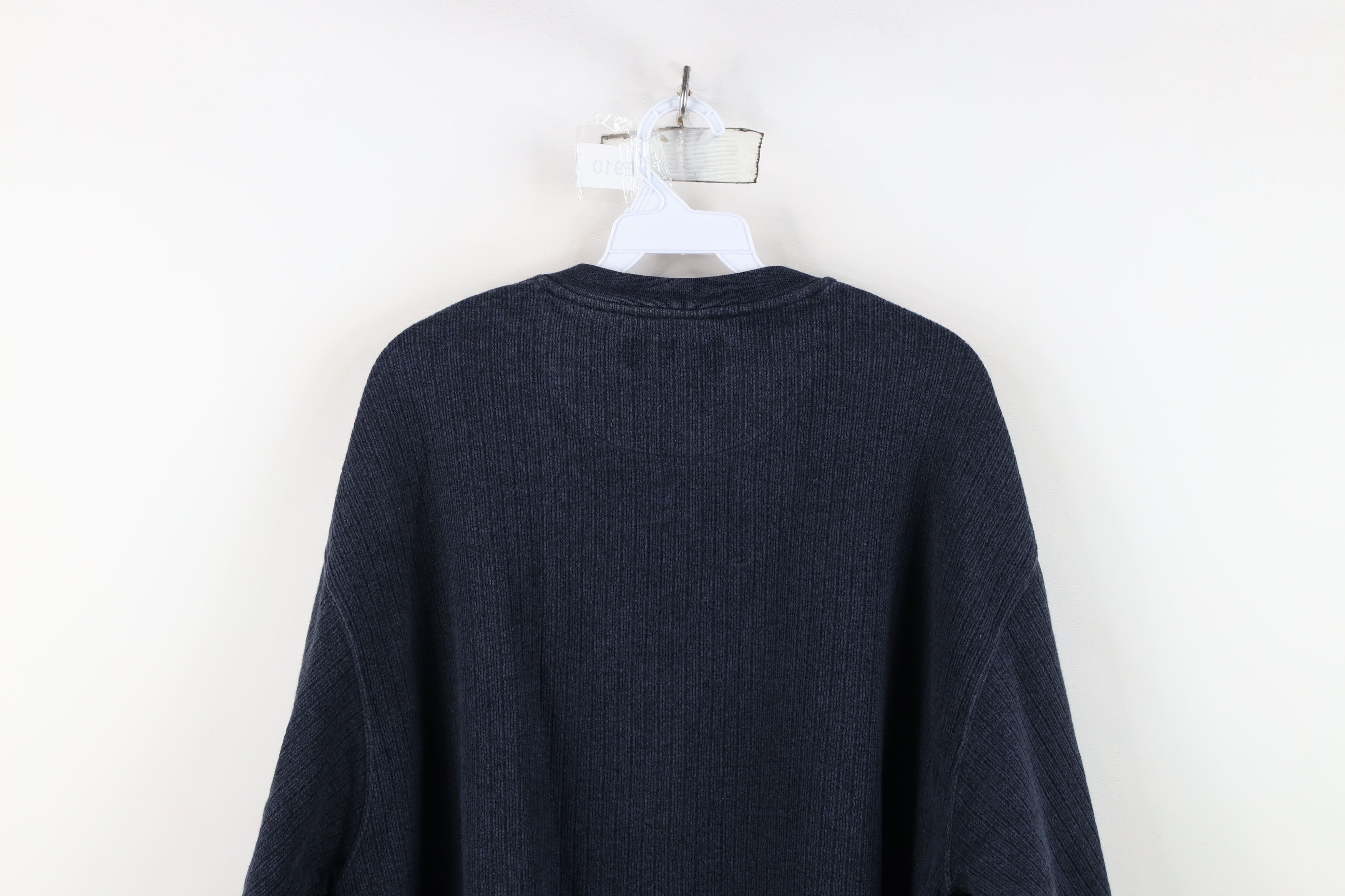 Vintage Vintage 90s Streetwear Heavyweight Knit Long Sleeve T-Shirt Size US XXL / EU 58 / 5 - 8 Thumbnail