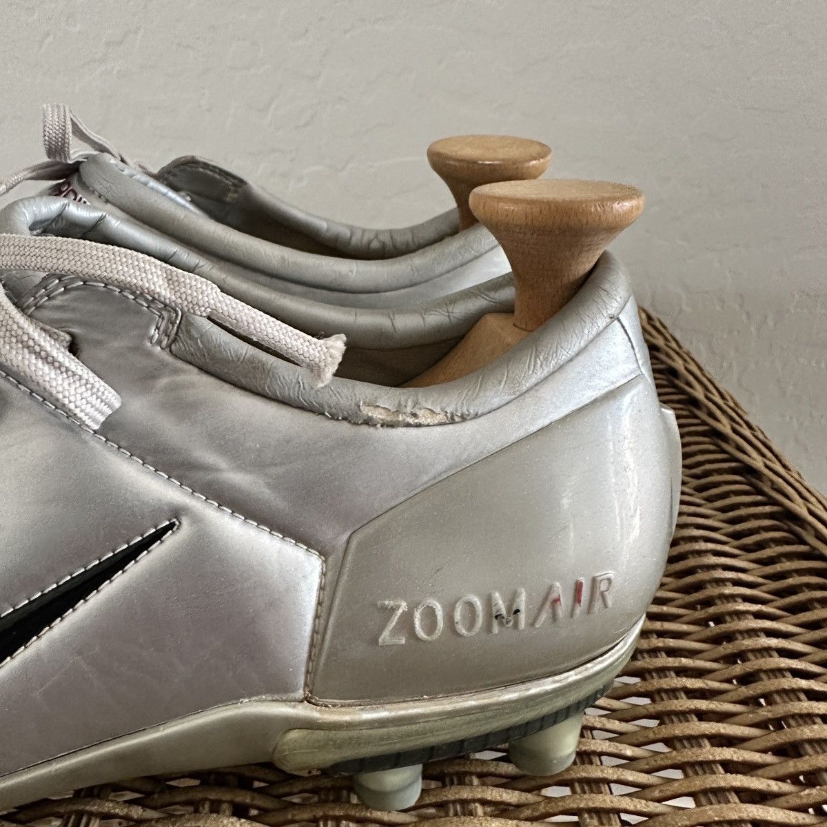 Nike Nike Total 90 Air Zoom FG Silver US12 Boots Cleats Italy Size US 12 / EU 45 - 8 Thumbnail