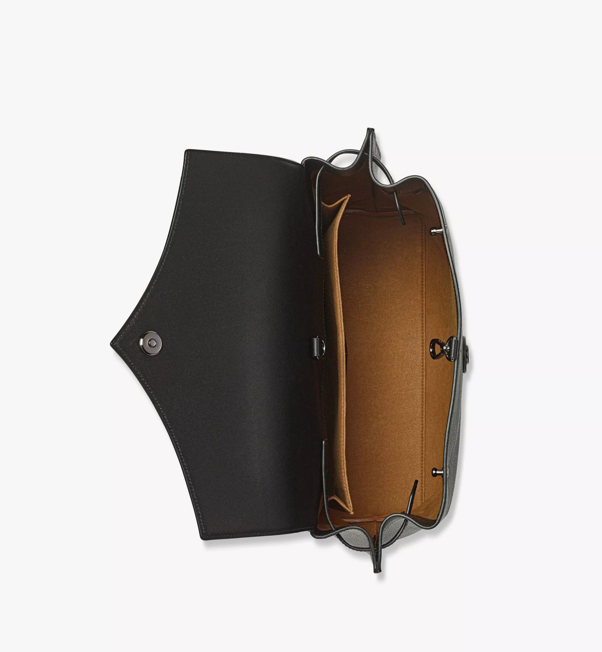 MCM o1mt1gz0426 Size:OS / Diamond Backpack Grained Leather Black Size ONE SIZE - 4 Thumbnail