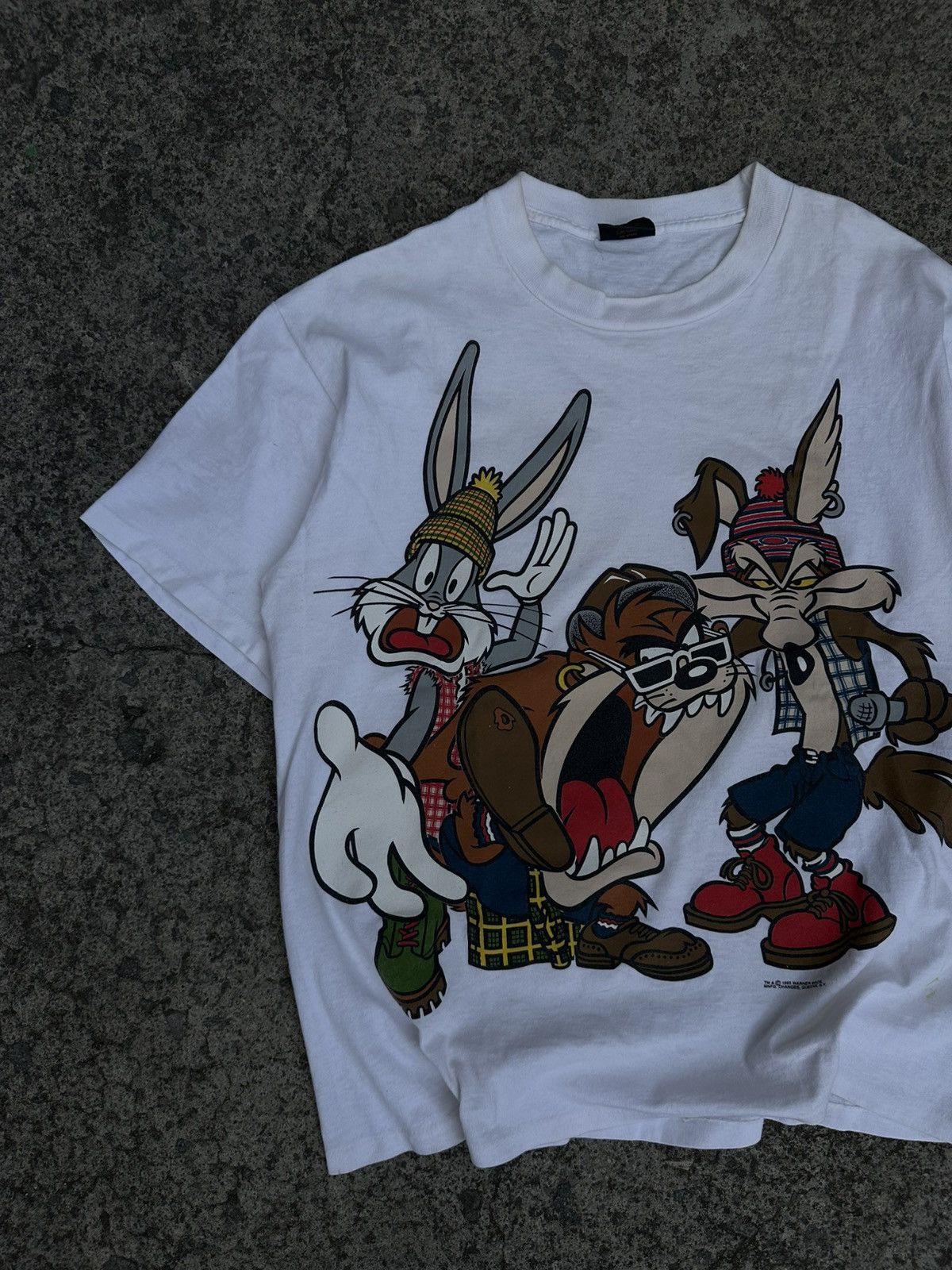 Changes Rare T-Shirt Looney Tunes Crew Double Print Size US L / EU 52-54 / 3 - 2 Thumbnail