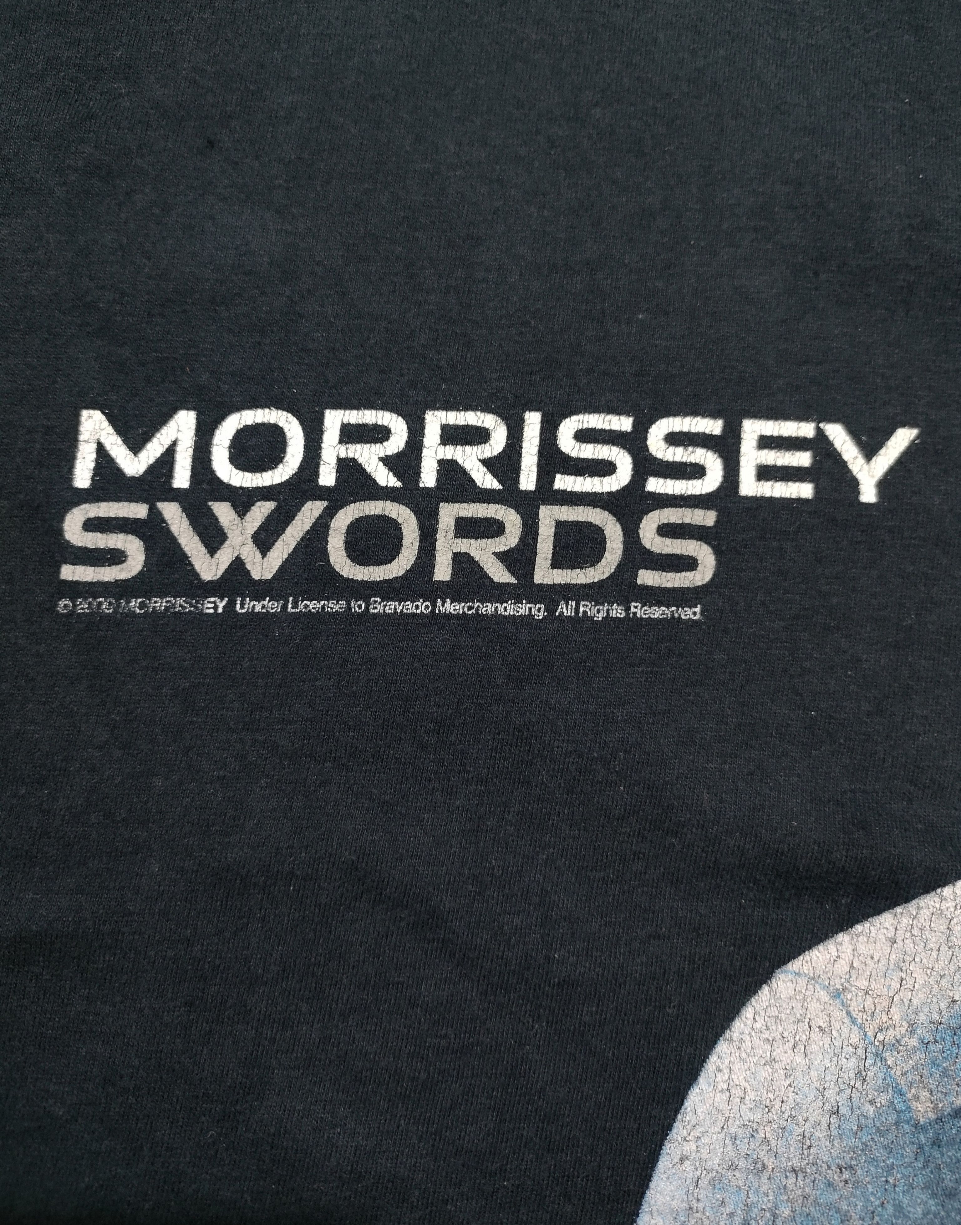 Band Tees × Vintage Mid 00s MORRISSEY Swords 2009 Tour T-Shirt Size US M / EU 48-50 / 2 - 4 Thumbnail
