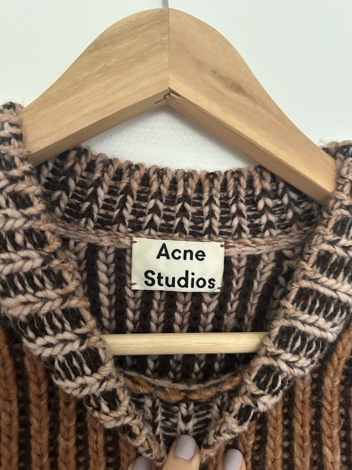 Acne Studios Rare grail 🔥 Zora Acne Studios knit sweater gradient brown Size US S / EU 44-46 / 1 - 3 Thumbnail