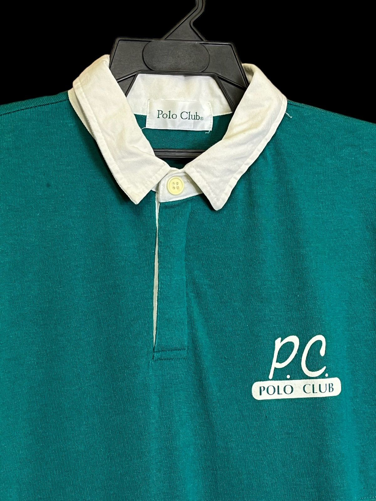 Polo Ralph Lauren VINTAGE POLO CLUB BIG LOGO RUGBY STYLE POLO SHIRT Size US L / EU 52-54 / 3 - 5 Thumbnail
