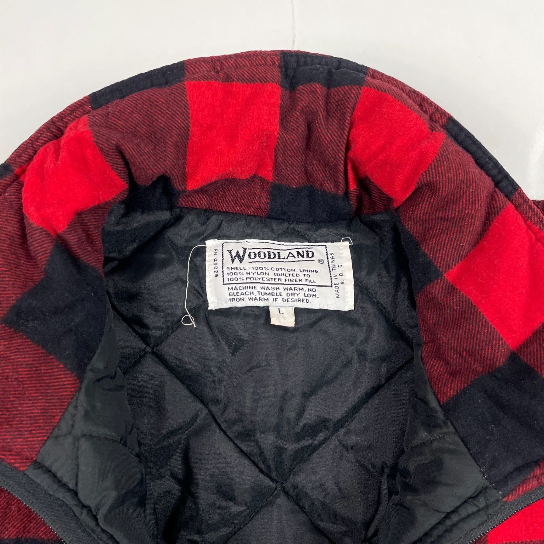 Vintage VINTAGE Woodland Vest Mens Large Red Flannel Full Zip Hunting Hiking Ski Buffalo Size US L / EU 52-54 / 3 - 6 Thumbnail