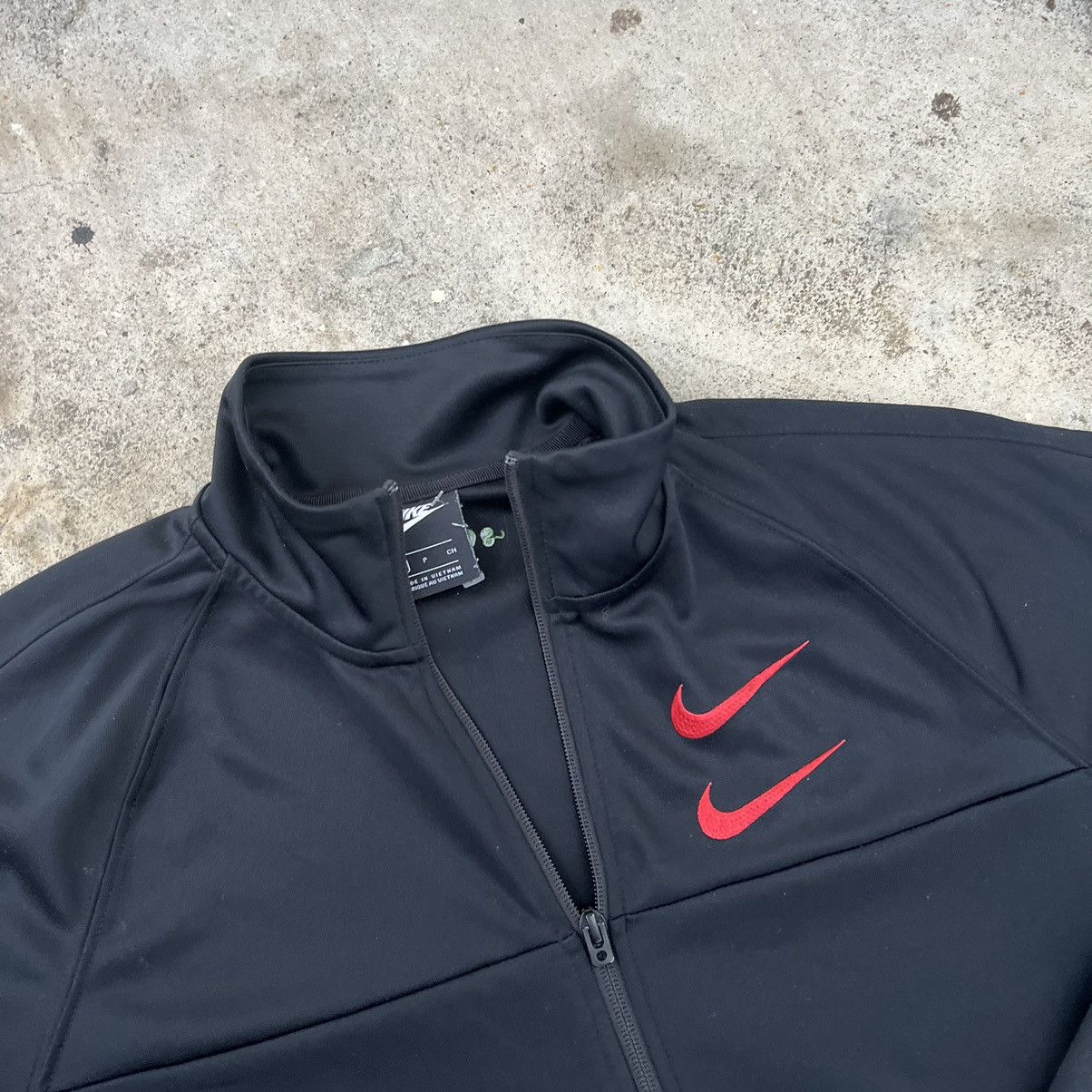 Nike × Vintage Nike Vintage Nylon TrackJacket Windbreaker Mini Swoosh Logo Size US S / EU 44-46 / 1 - 3 Thumbnail