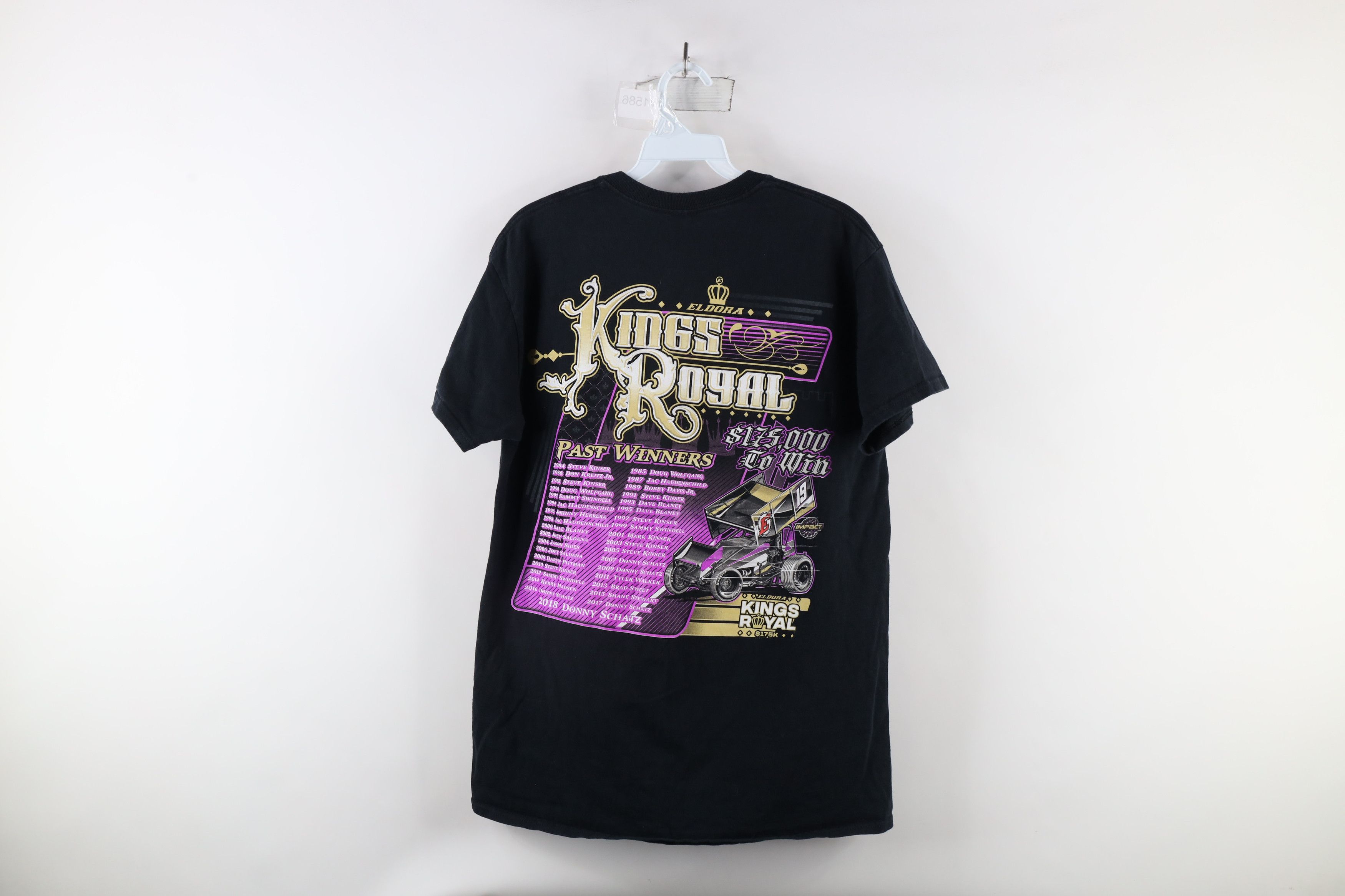Vintage Streetwear Speedway Car Racing Kings Royal T-Shirt Black Size US M / EU 48-50 / 2 - 12 Thumbnail