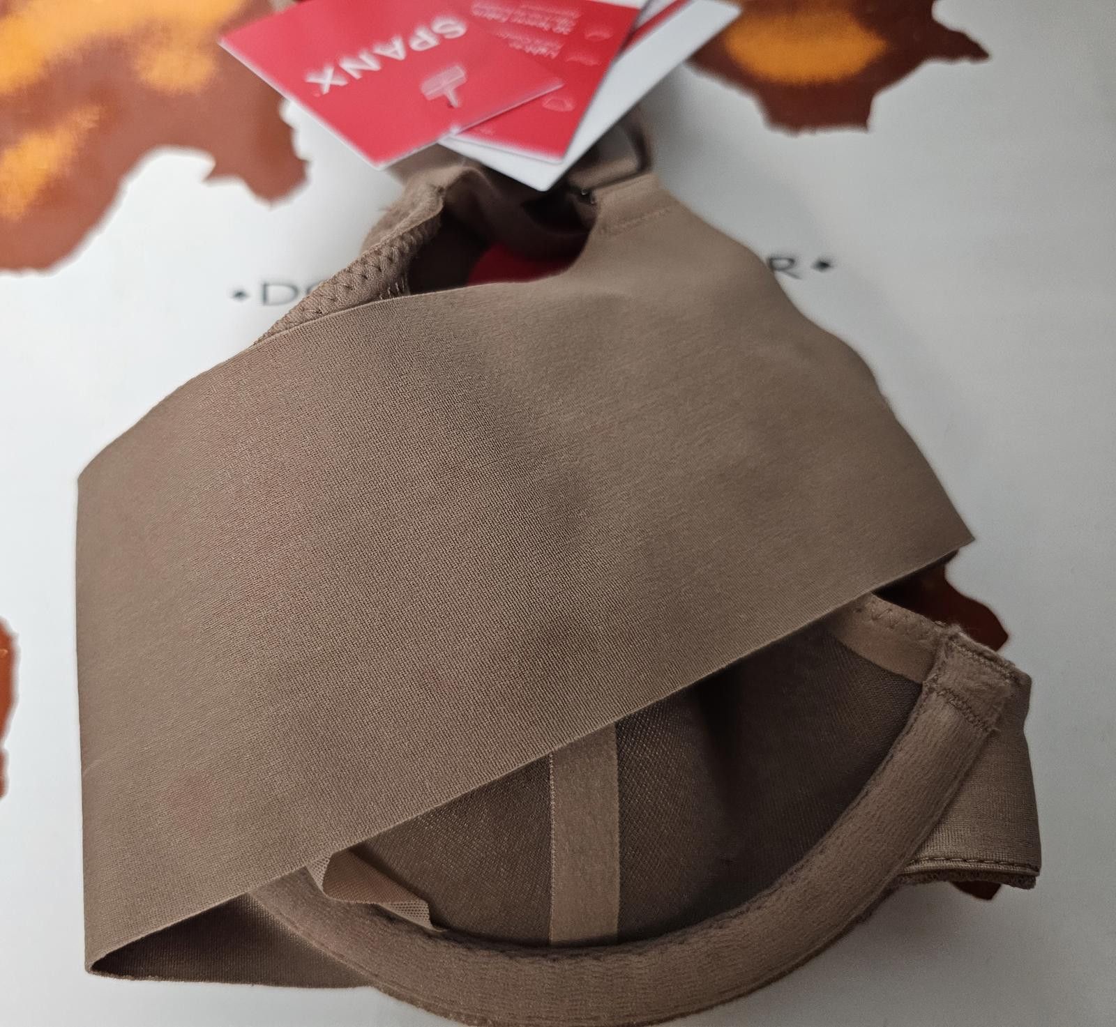 Domenico Spano NWT Spanx Bra Brown Sheer Womens Size S D-DD Size ONE SIZE - 6 Thumbnail