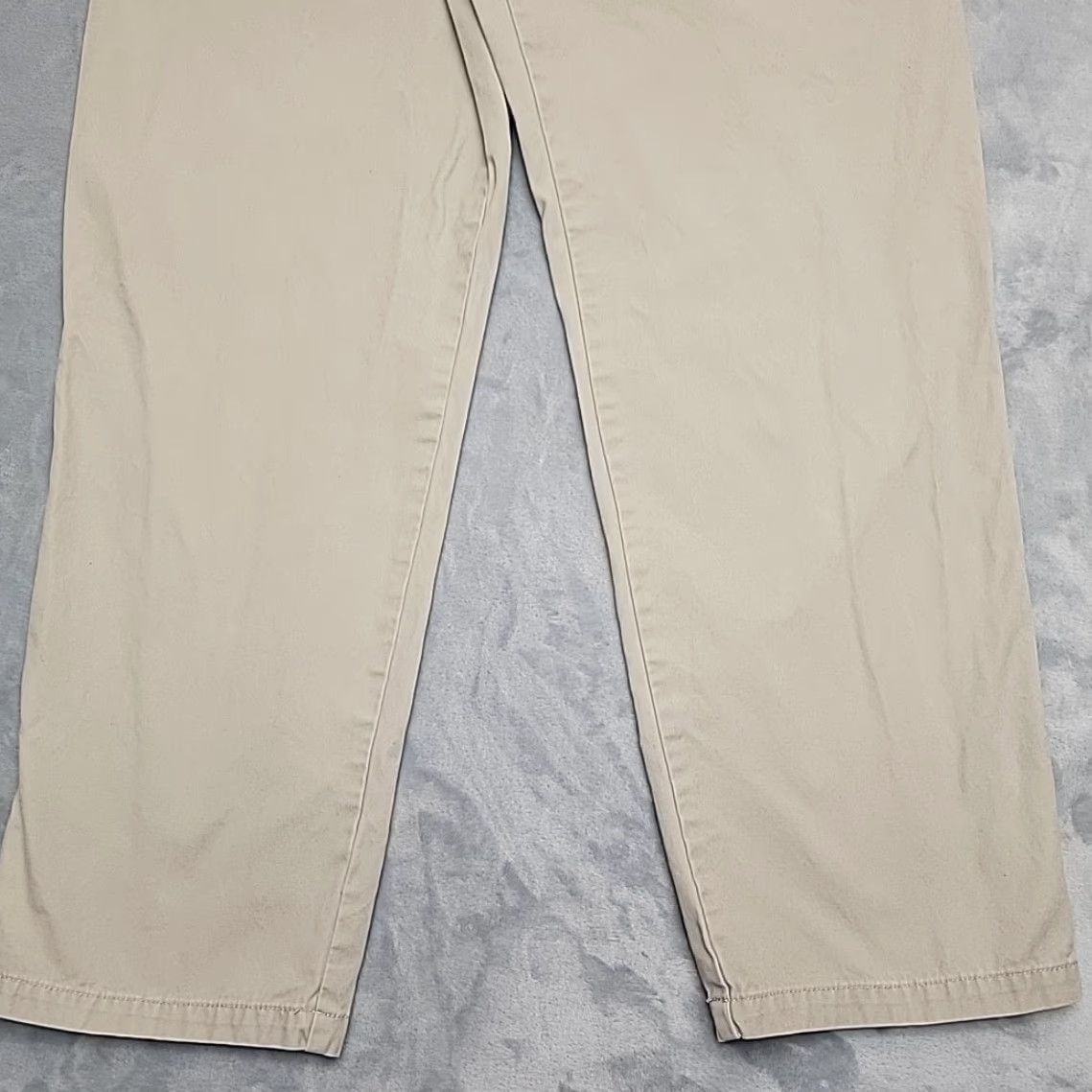 Royal Robbins VTG Royal Robbins Pants Men 34x32 Khaki 100% Cotton Canvas Chino Outdoor Hike Cargo Beige Front Flat Pocket Mens Size US 34 / EU 50 - 2 Thumbnail