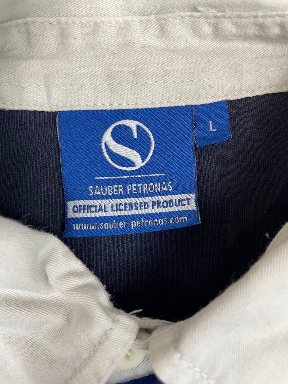 Other Sauber Petronas Villeneuve Men Polo Shirt Layered Blue Size US L / EU 52-54 / 3 - 3 Thumbnail