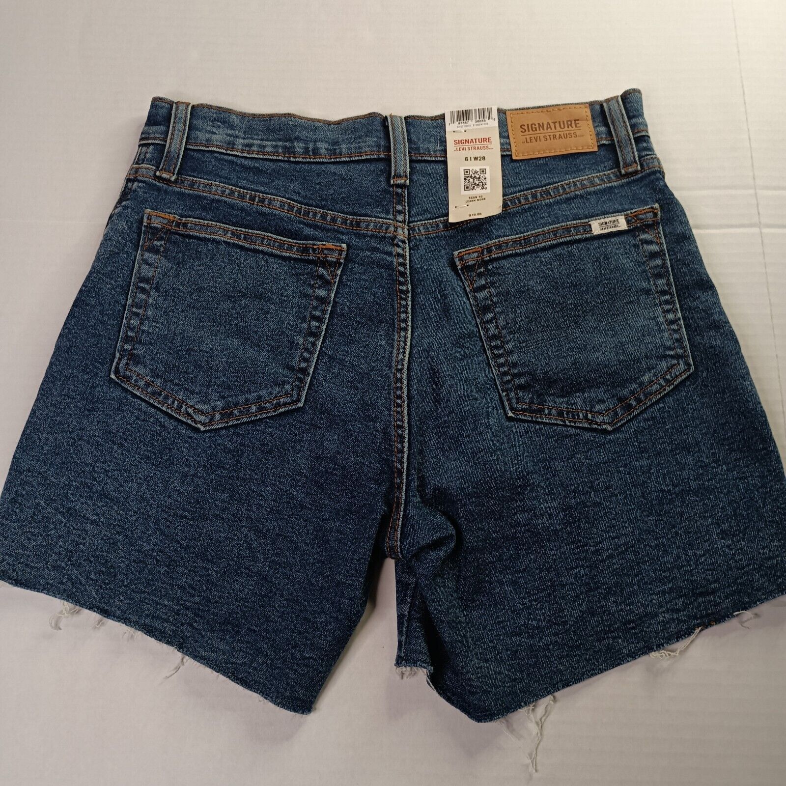 Levi's Signature Levi Strauss Women's Denim Shorts Size 6 W28 Blue Size 28" / US 6 / IT 42 - 5 Thumbnail